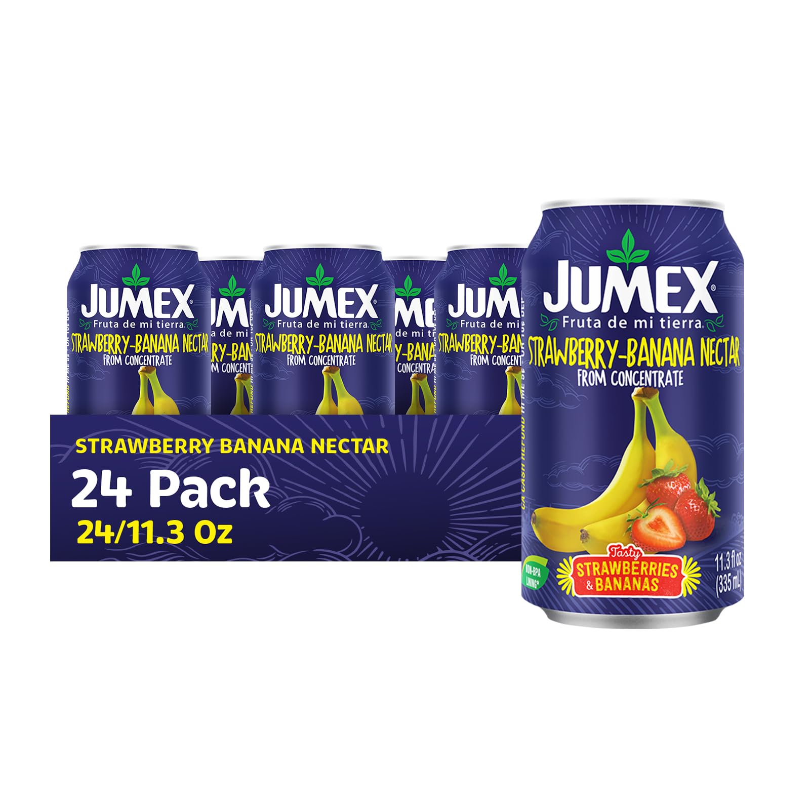 Jumex Strawberry And Banana Nectar, 11.3-Ounce