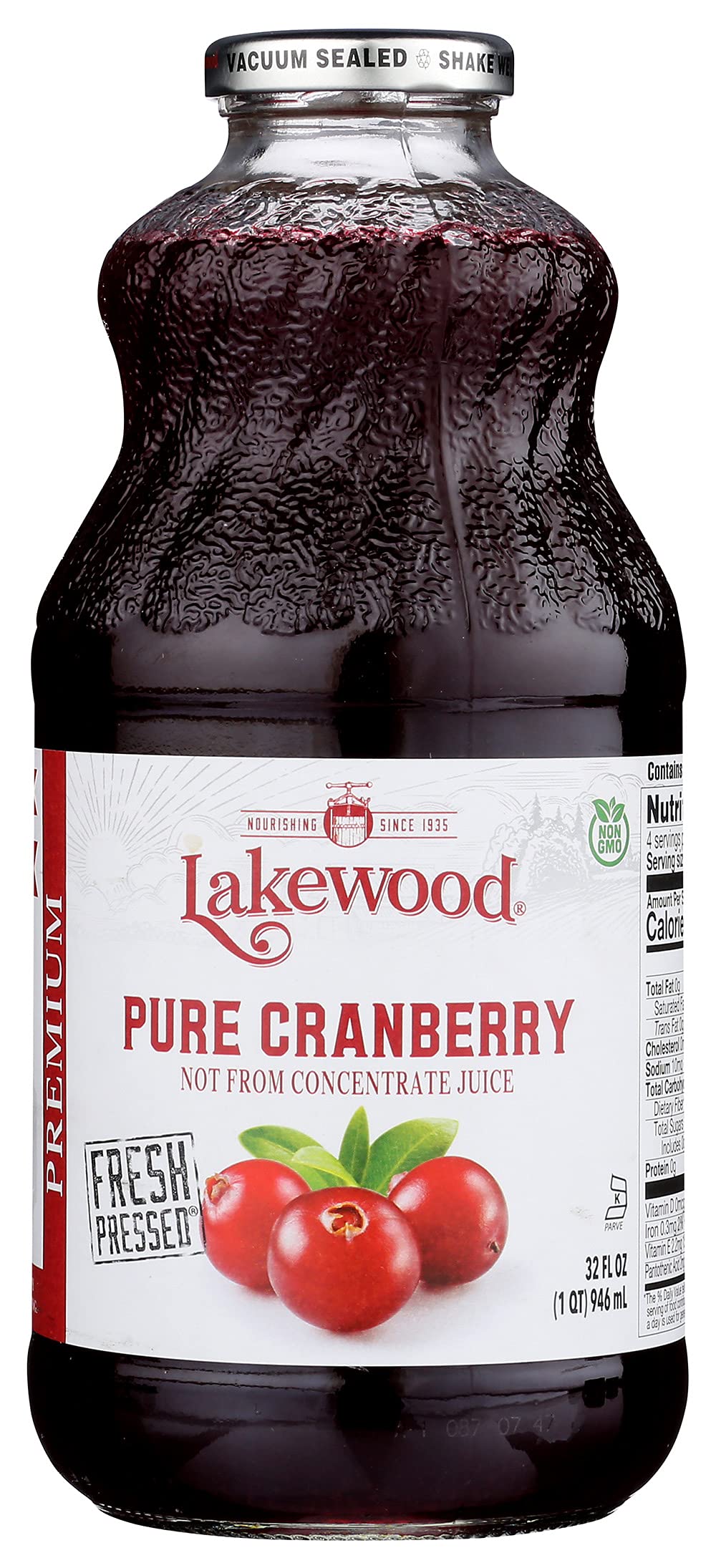 Lakewood Cranberry Pure Juice