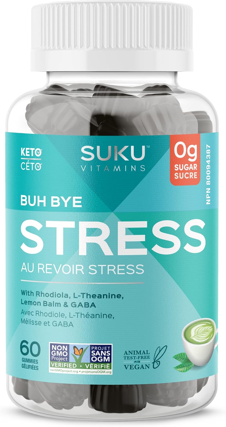 SUKU VITAMINS (Pack Of 4) Suku Vitamins Stress Relief Gummy 50 Pieces