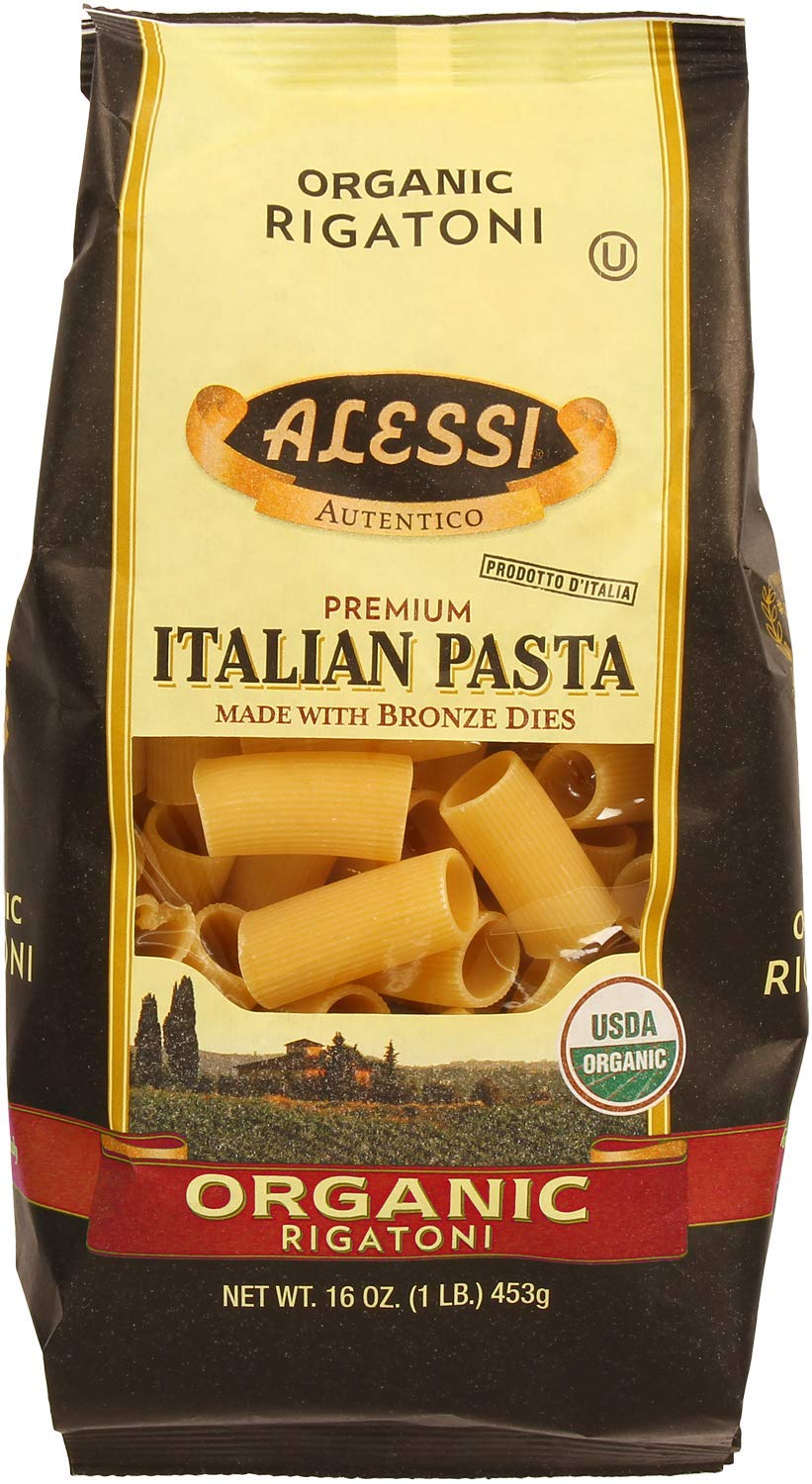 ALESSI (Pack of 18) Alessi Organic Rigatoni Pasta 16 Oz