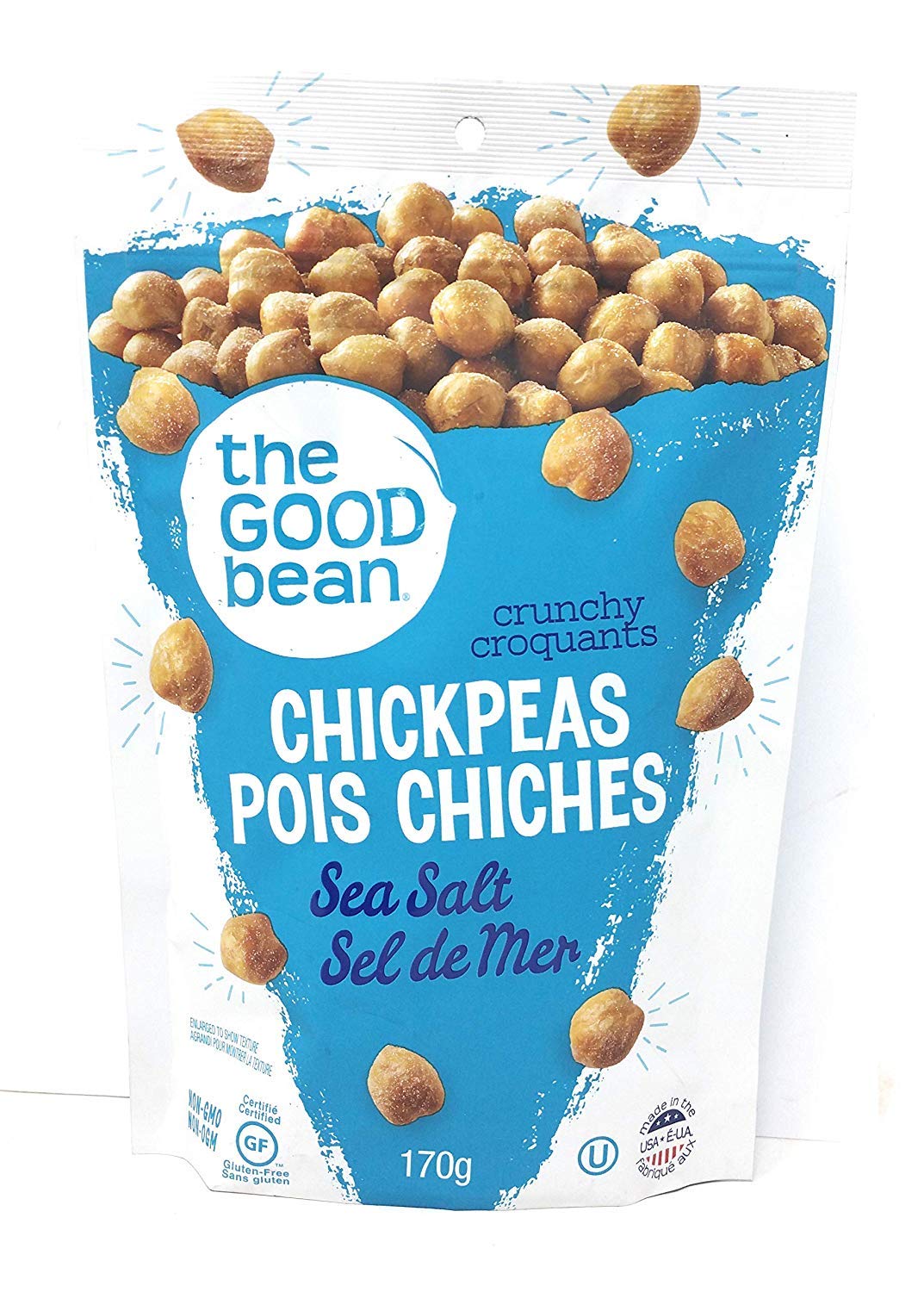 The Good Bean Chickpea Snack Sea Salt Seasoned