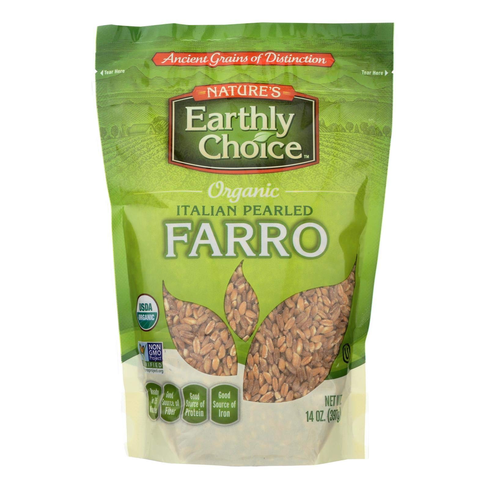 Nature's Earthly Senticum Nature's Earthly Choice Farro Italian Whole Grain