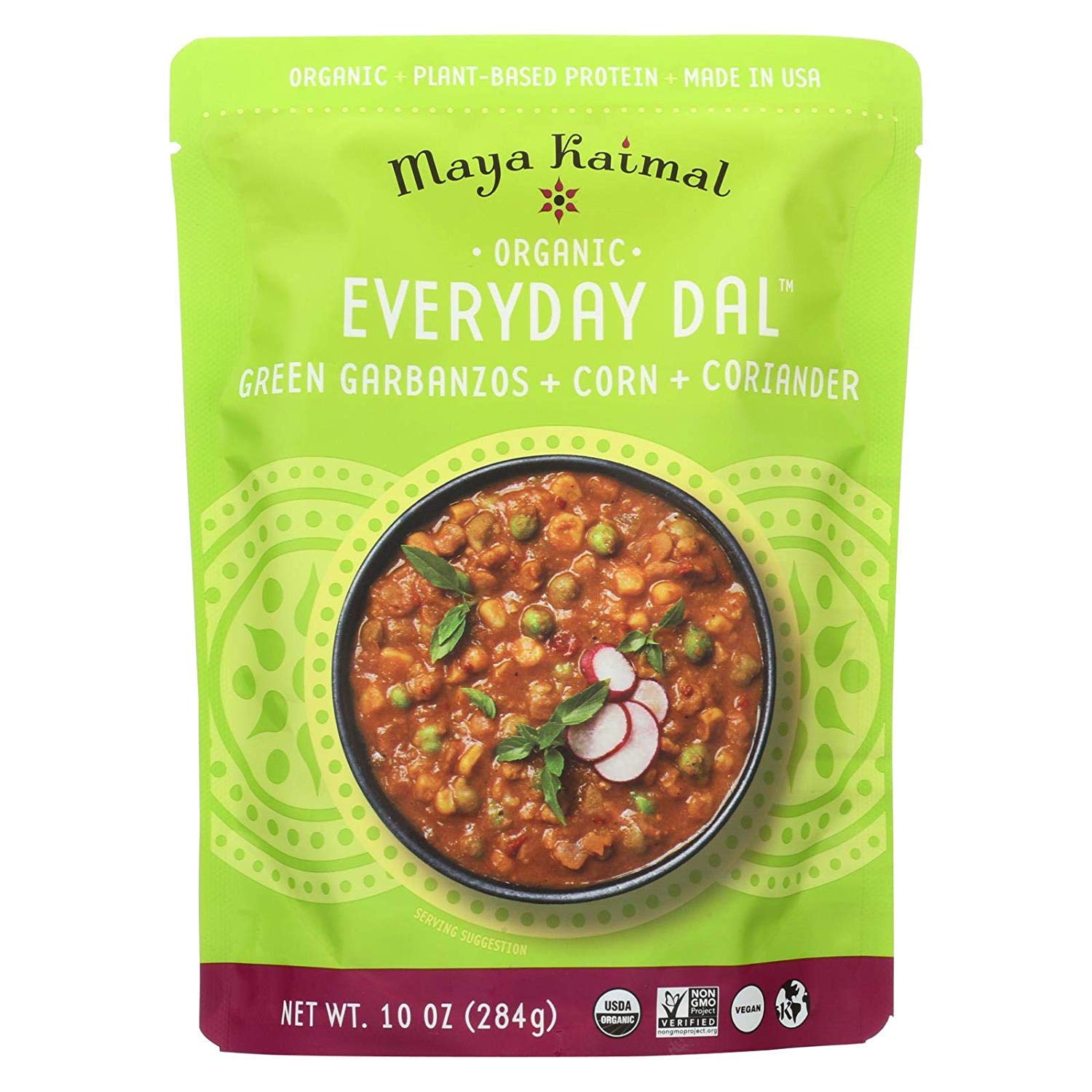 Maya Kaimal Everyday Dal Green Gram and Garbanzo Indian Entree