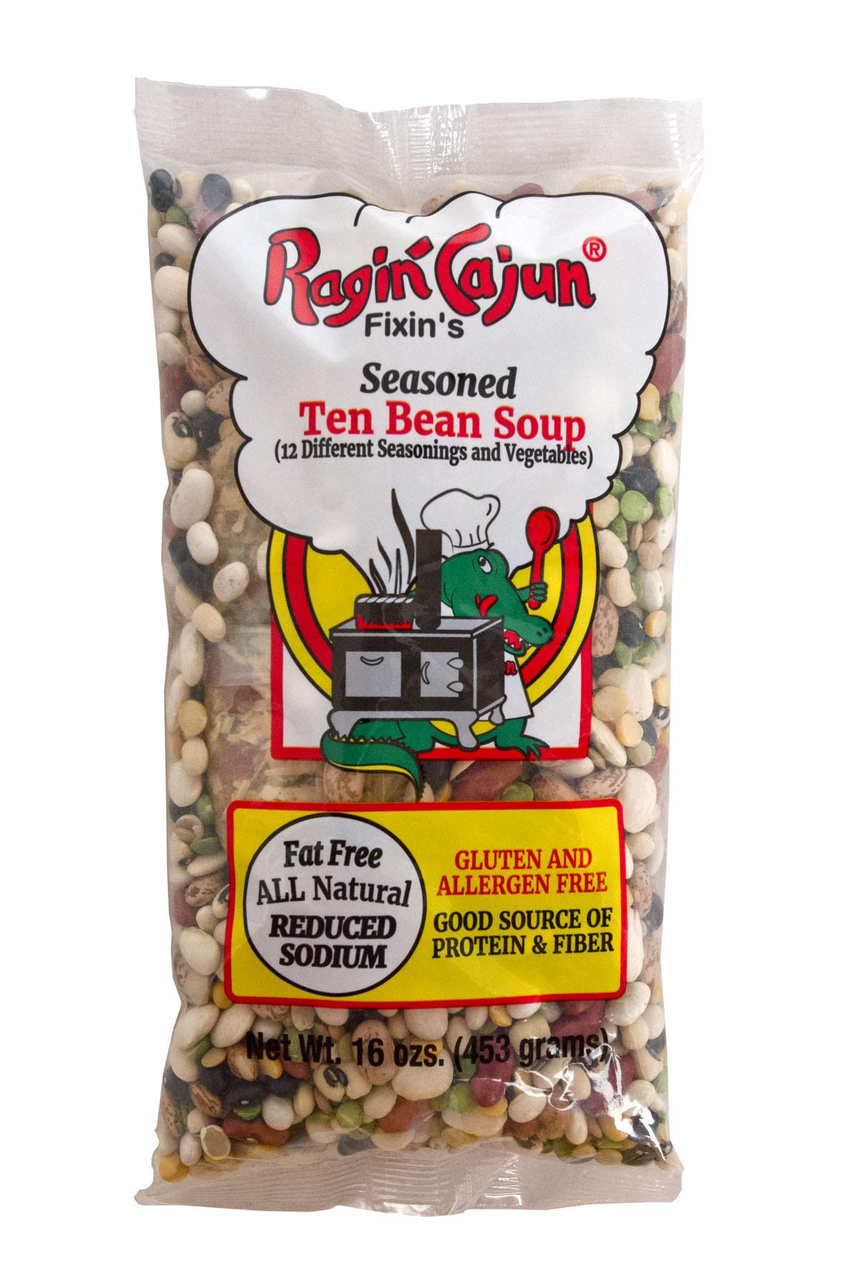 Ragin' Cajun Fixin's Cajun Soup Mix with 10 Bean & Veg