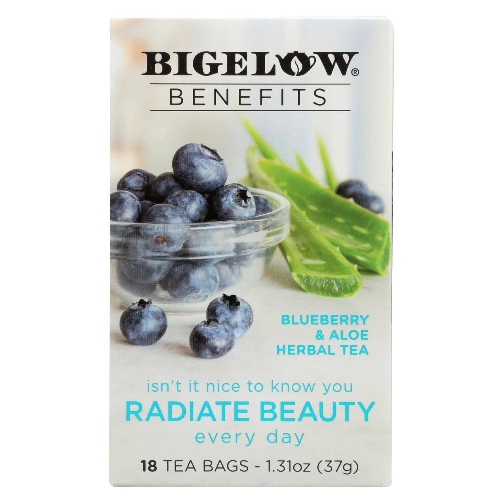 BIGELOW (Pack Of 12) Bigelow Tea Blueberry & Aloe 1.31 Oz
