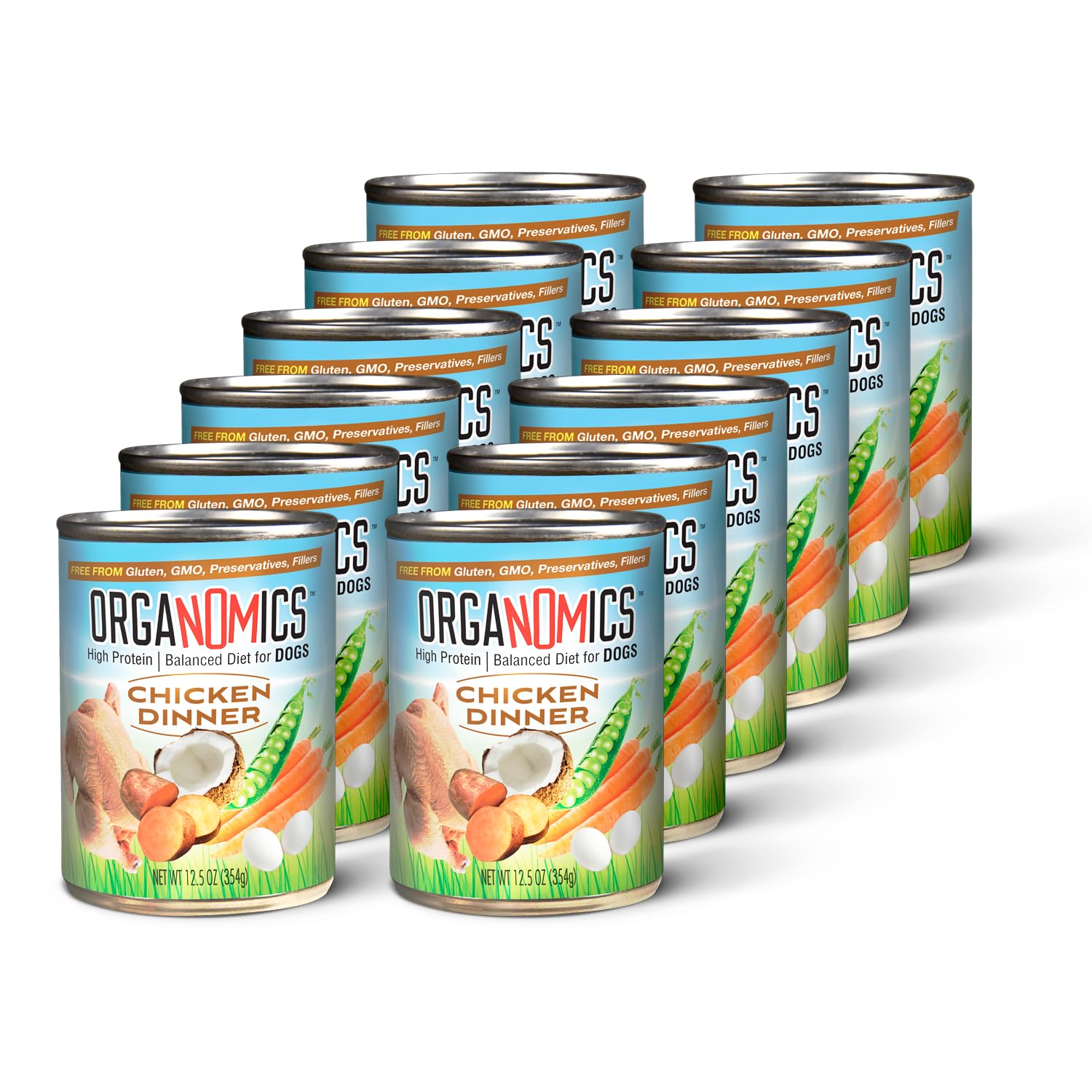 Organomics Dog Food Chicken Dinner for Dogs