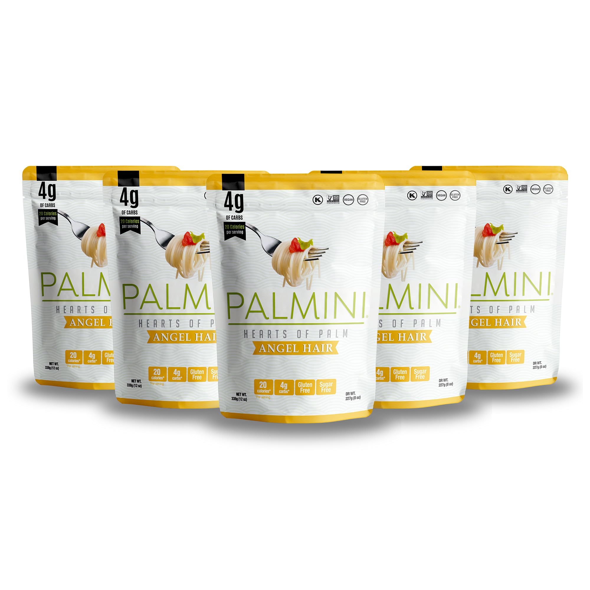PALMINI (Pack of 12) Palmini Hearts of Palm Angel Hair Long Pasta 12 Oz