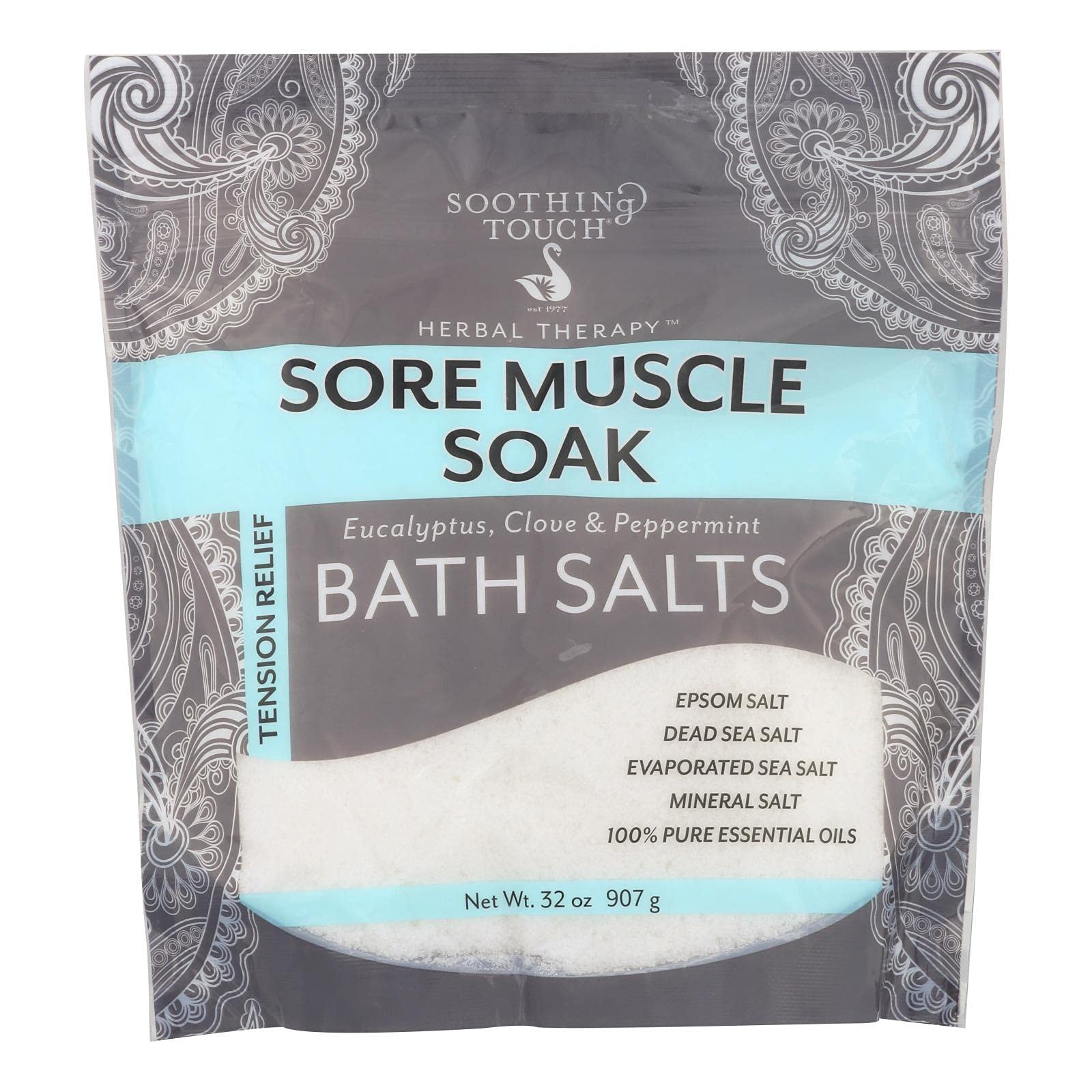 SOOTHING TOUCH (Pack Of 4) Soothing Touch Bath Salt Sore Muscle 32 Oz