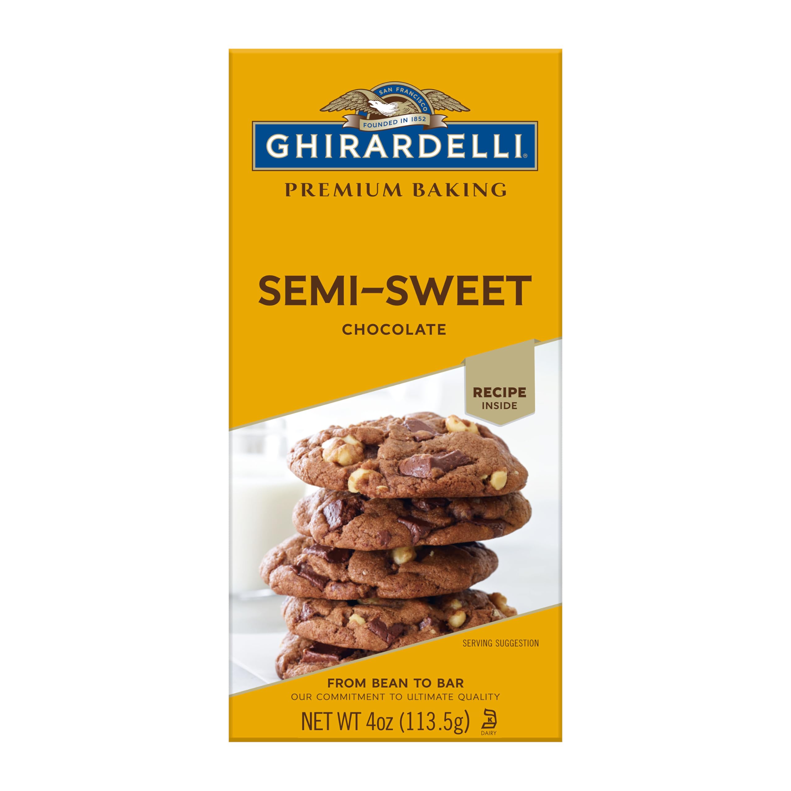 Ghirardelli Semi Sweet Chocolate Baking Bar Chunks