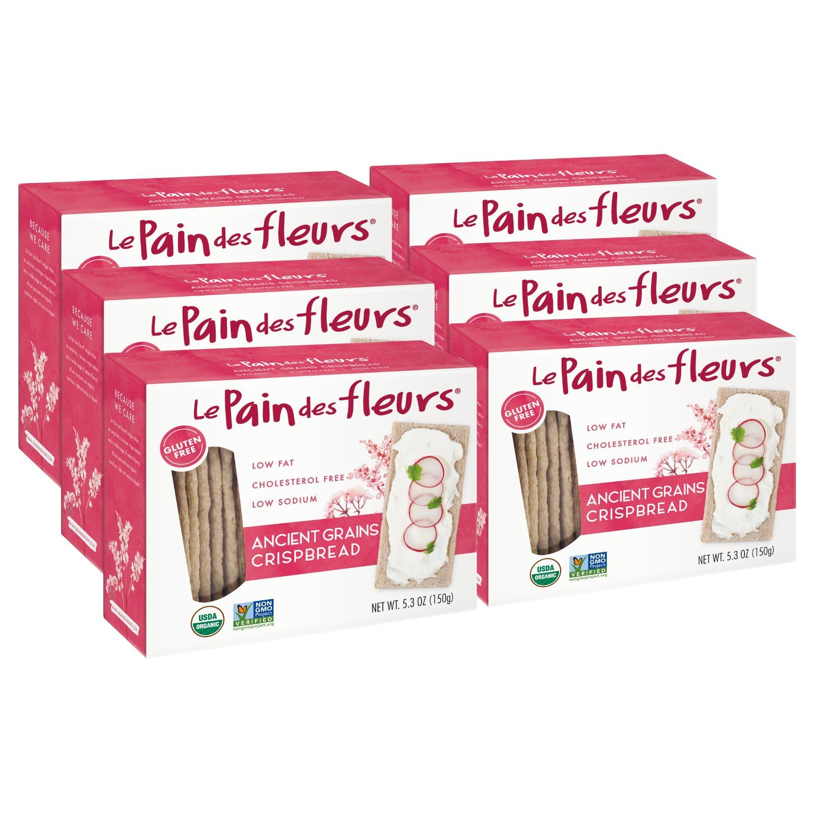 Le Pain Des Fleurs Ancient Grains Crispbread Crackers