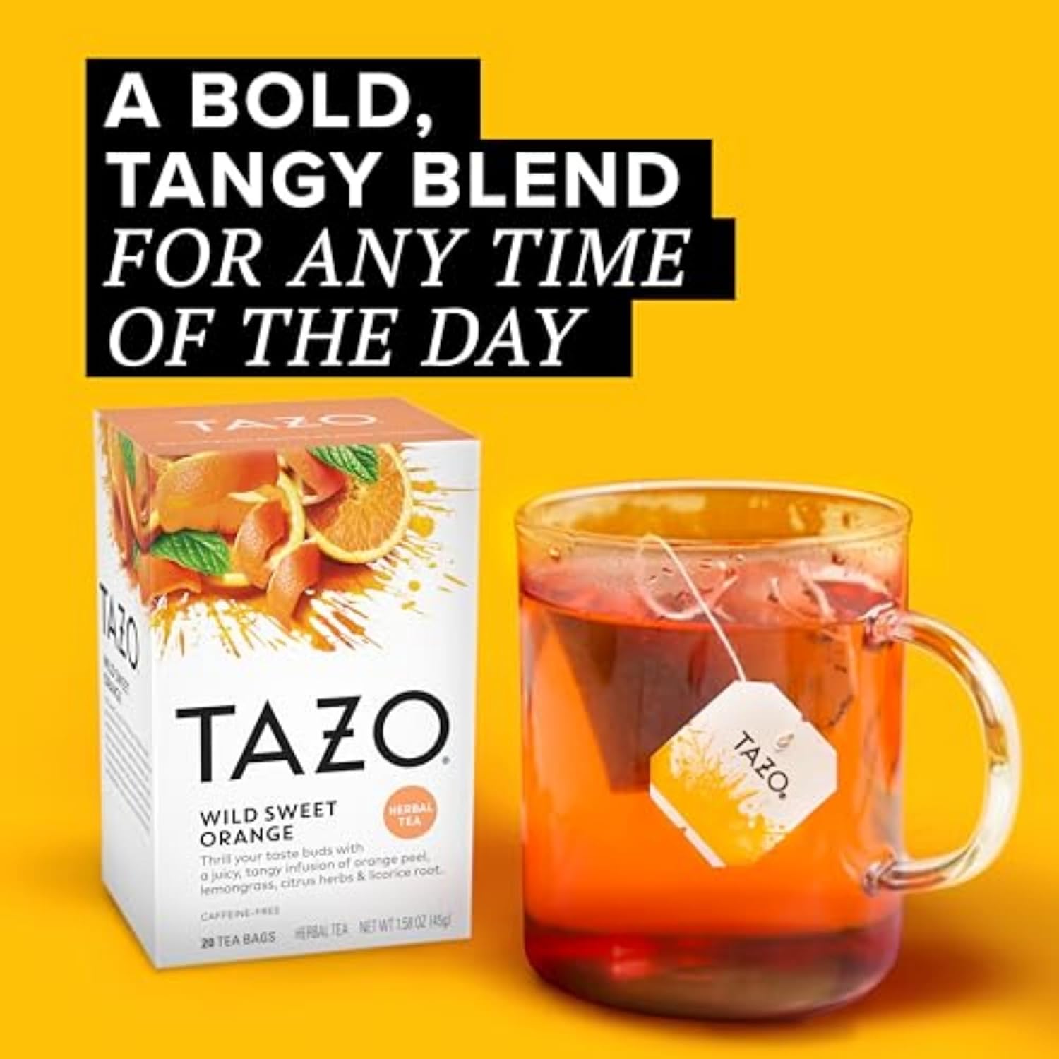 TAZO (Pack Of 12) Tazo Tea Bag Wild Sweet Orange 20 bag