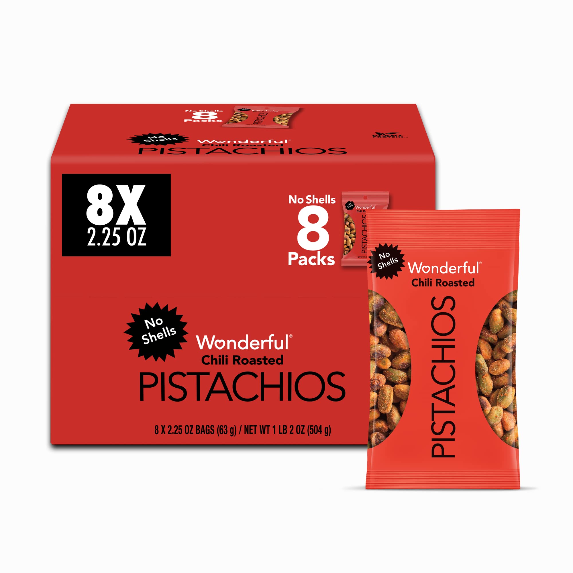 Wonderful Pistachios Pistachio No Shell Chili Roasted