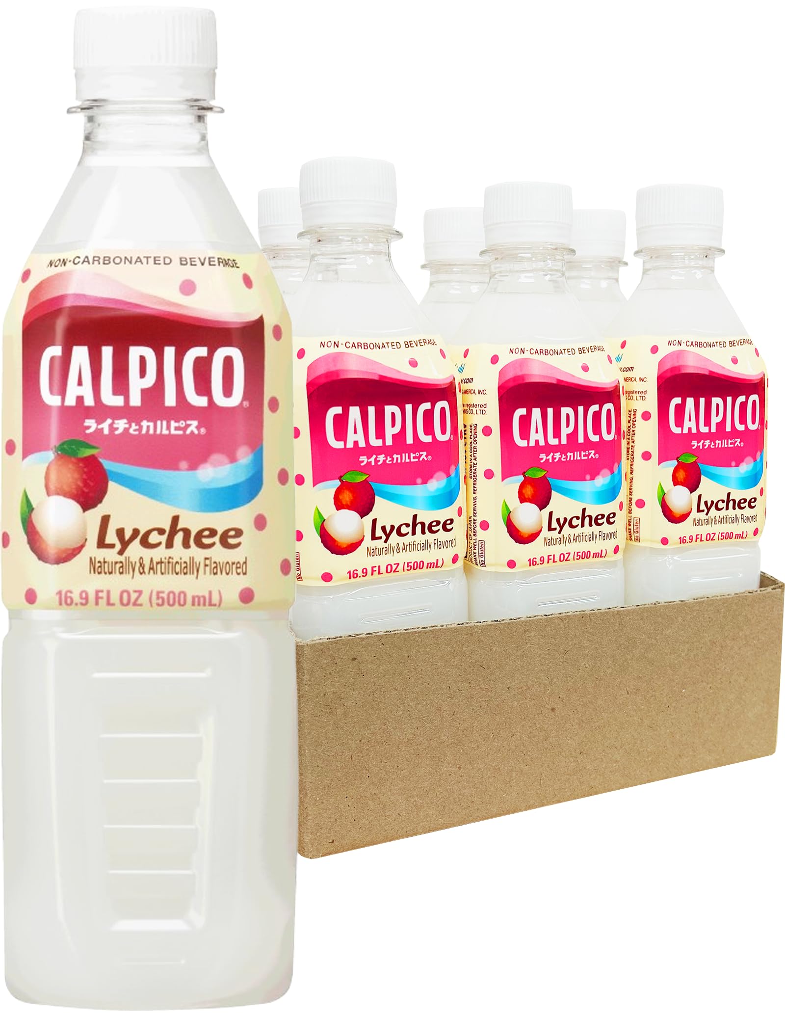 CALPICO (Pack Of 12) Calpico Water Lychee 16.9 Fl Oz