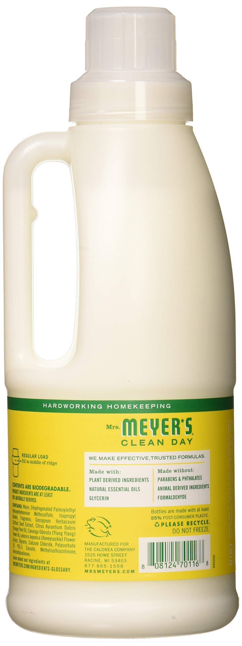 Mrs. Meyer's Clean Day Clean Day Fabric Softener Liquid Scented Honey
