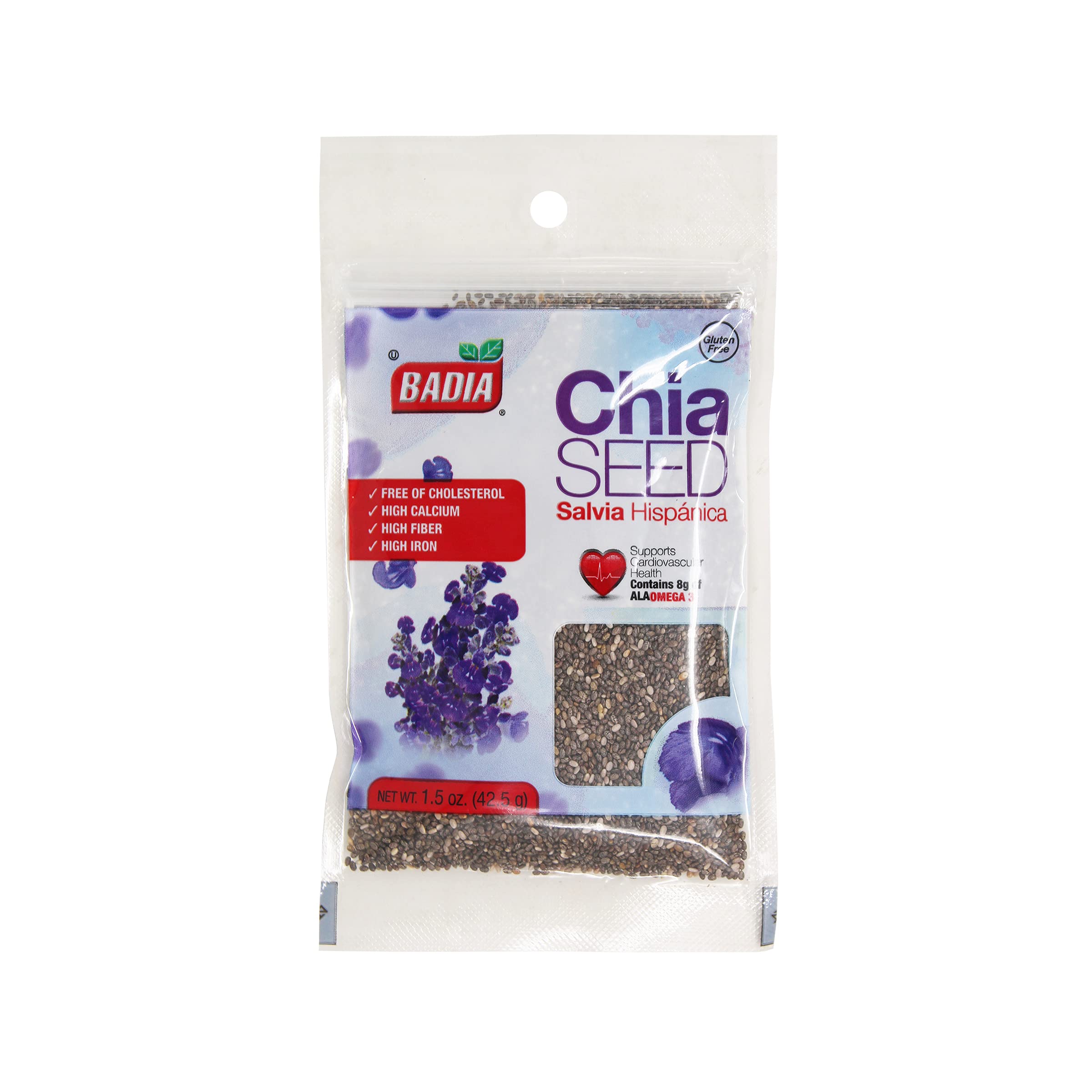 BADIA (Pack of 72) Badia Seed Chia Baking Seeds Natural Grocery 1.5 Oz
