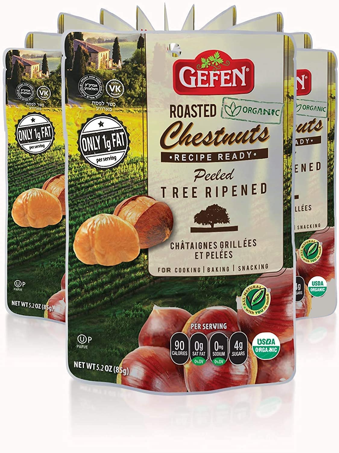 Gefen Roasted Chestnut Nut Seed Dried Fruit
