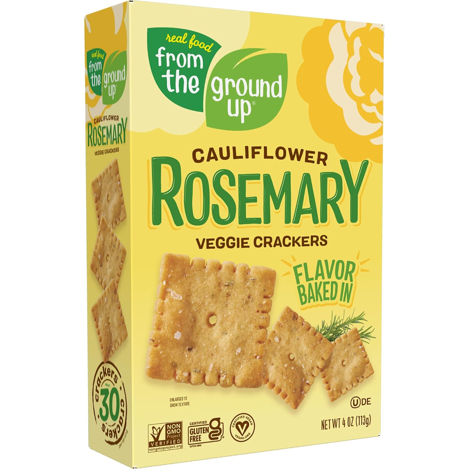 From The Ground Up Cracker Cauliflower Rosemary