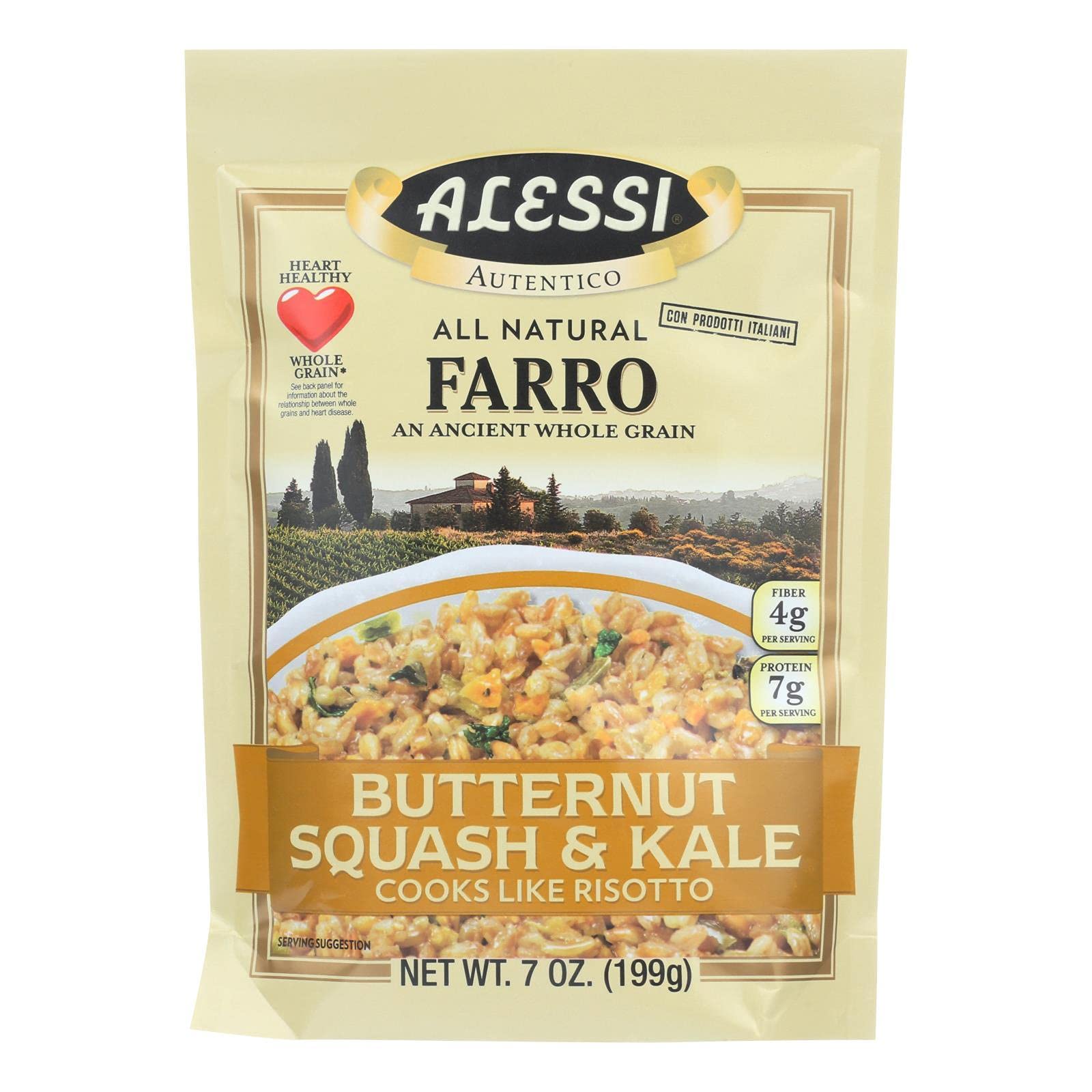ALESSI (Pack of 18) Alessi Farro with Butternut Italian Prepared Entree 7 Oz