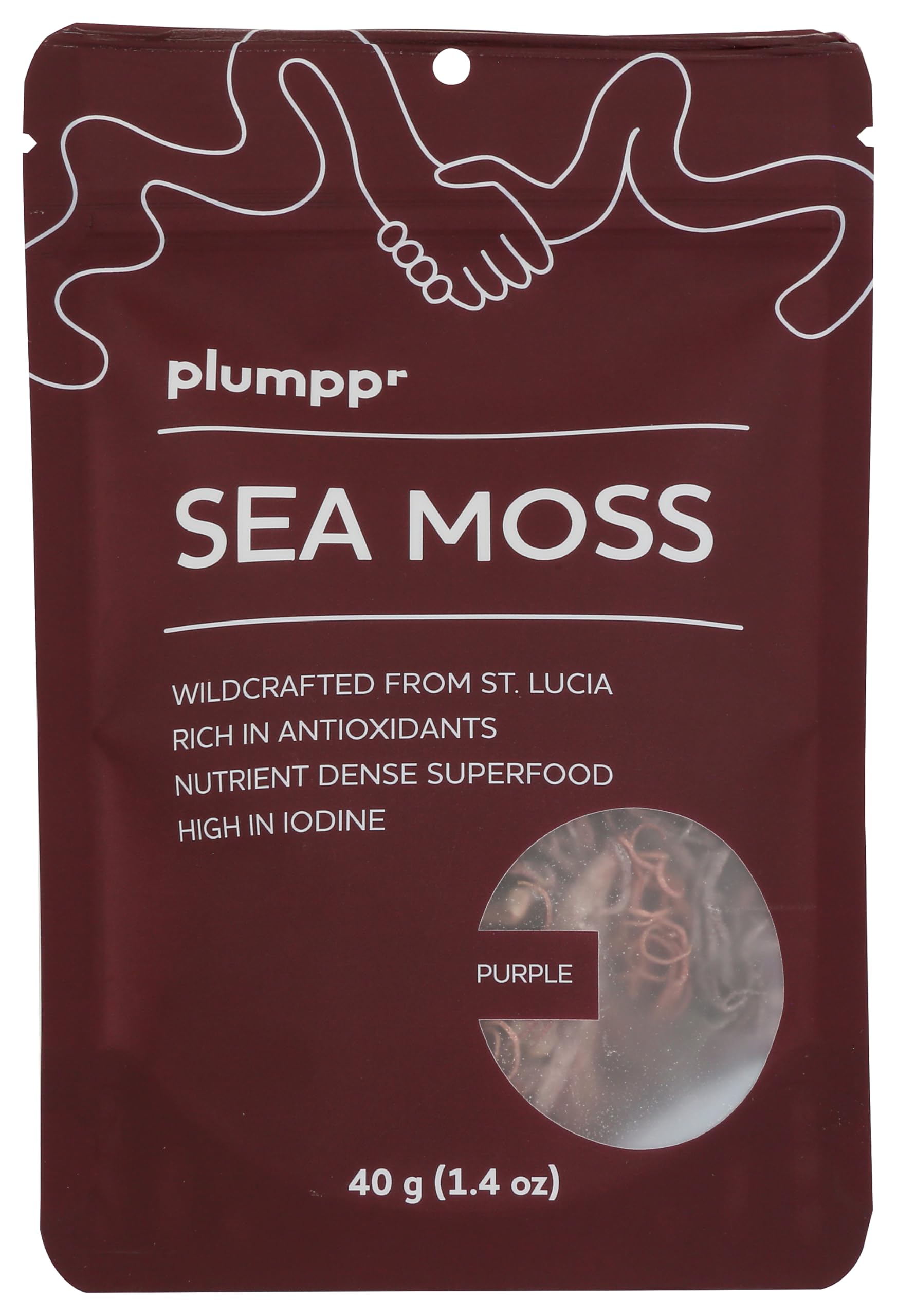 PLUMPP (Pack Of 3) Plumpp Irish Sea Moss Purple 1.4 Oz