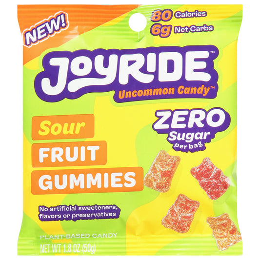 Joyride Gummies Sour Fruit Zero Sugar - 1.8 OZ (Pack of 8)