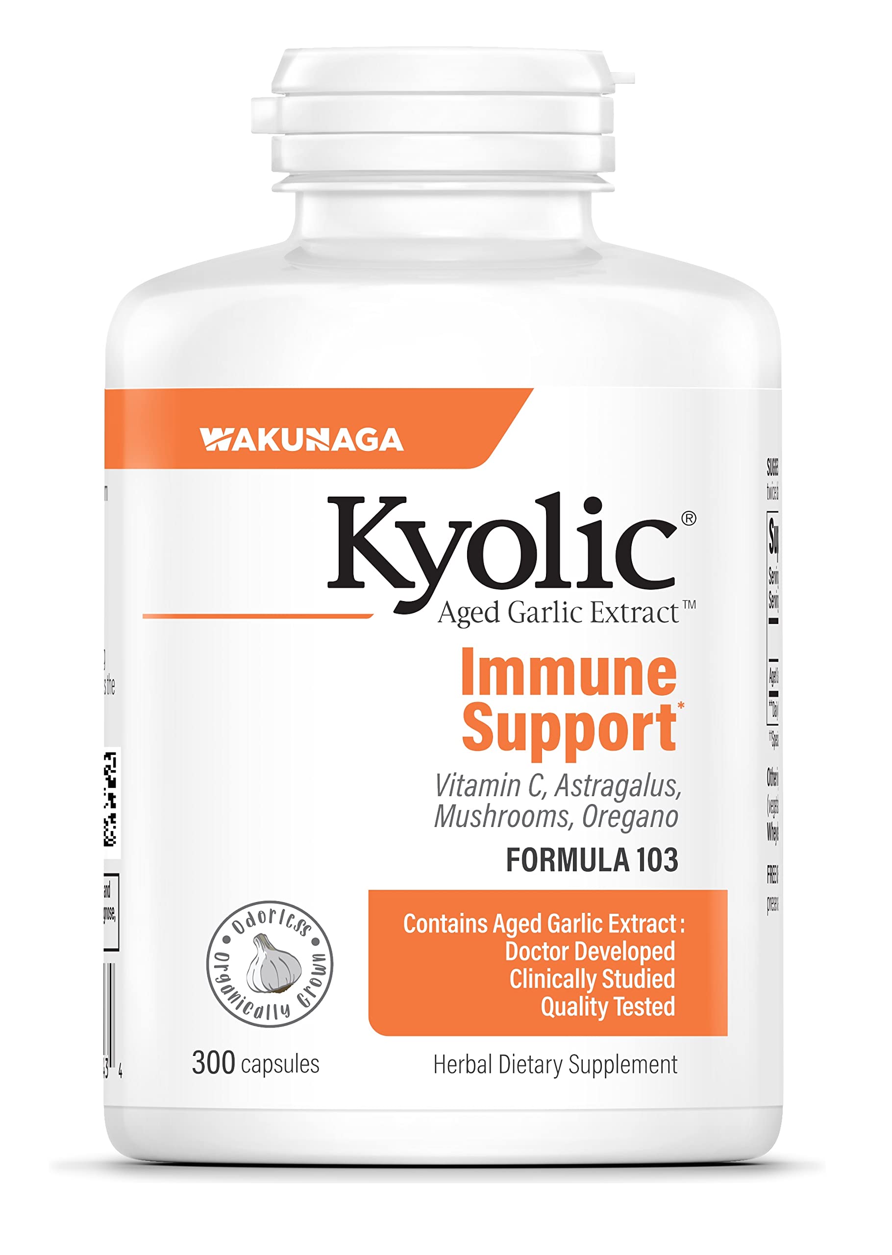 Kyolic Formula 103 Heart & Circulation Dietary Supplement Capsules