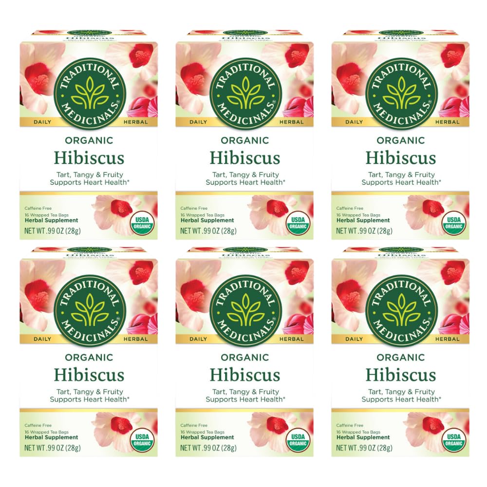 Traditional Medicinals Hibiscus OG Herbal Tea Bags 16 bag