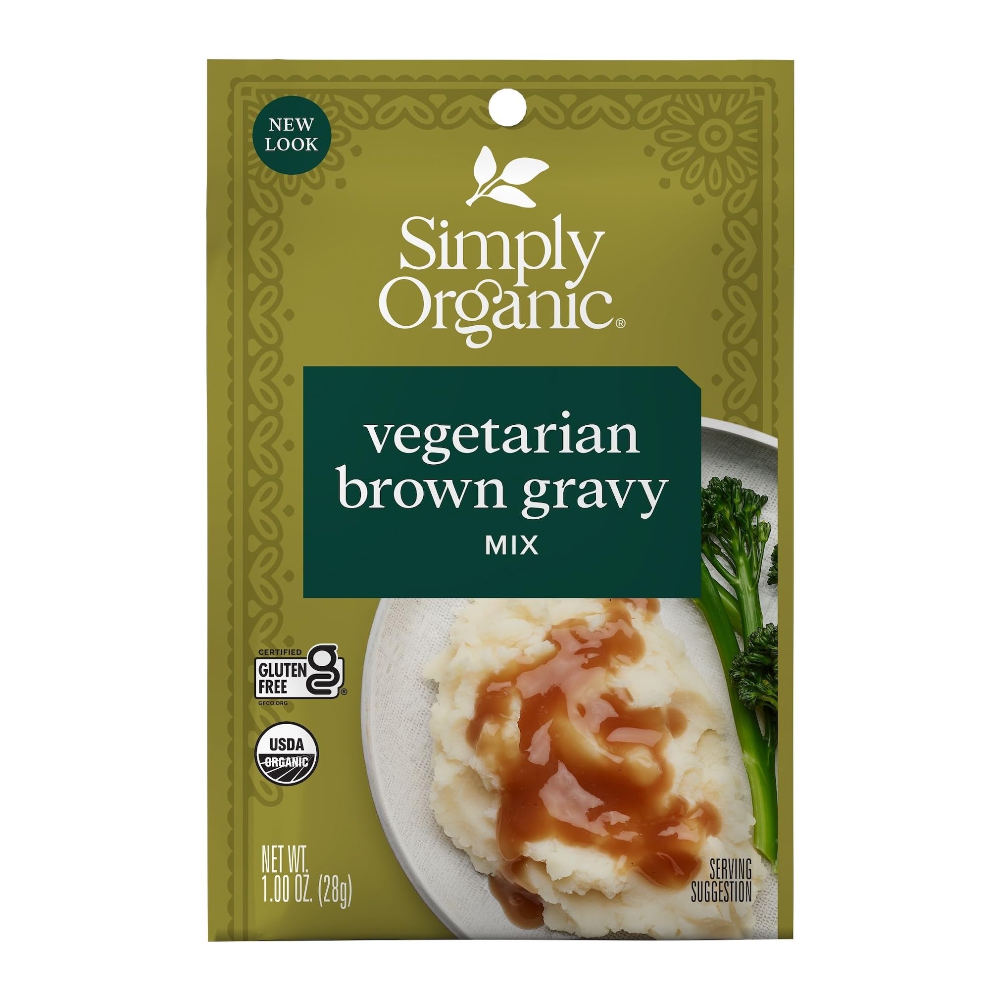SIMPLY ORGANIC (Pack of 36) Simply Organic Brown Vegetable Gravy Mix Packet 1 Oz. 1 Oz