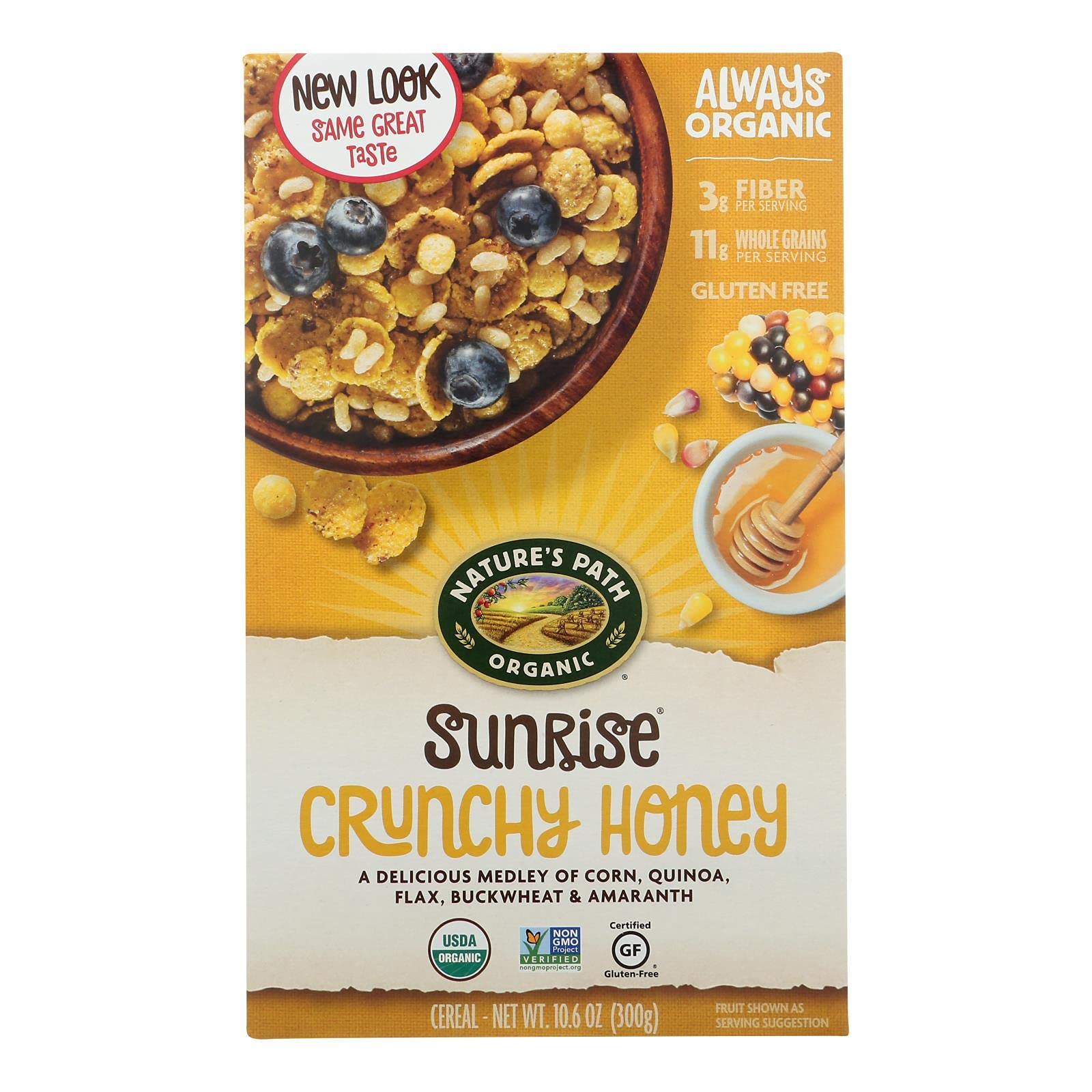 Nature's Path Sunrise Organic Cereal Whole Grain Oat Breakf