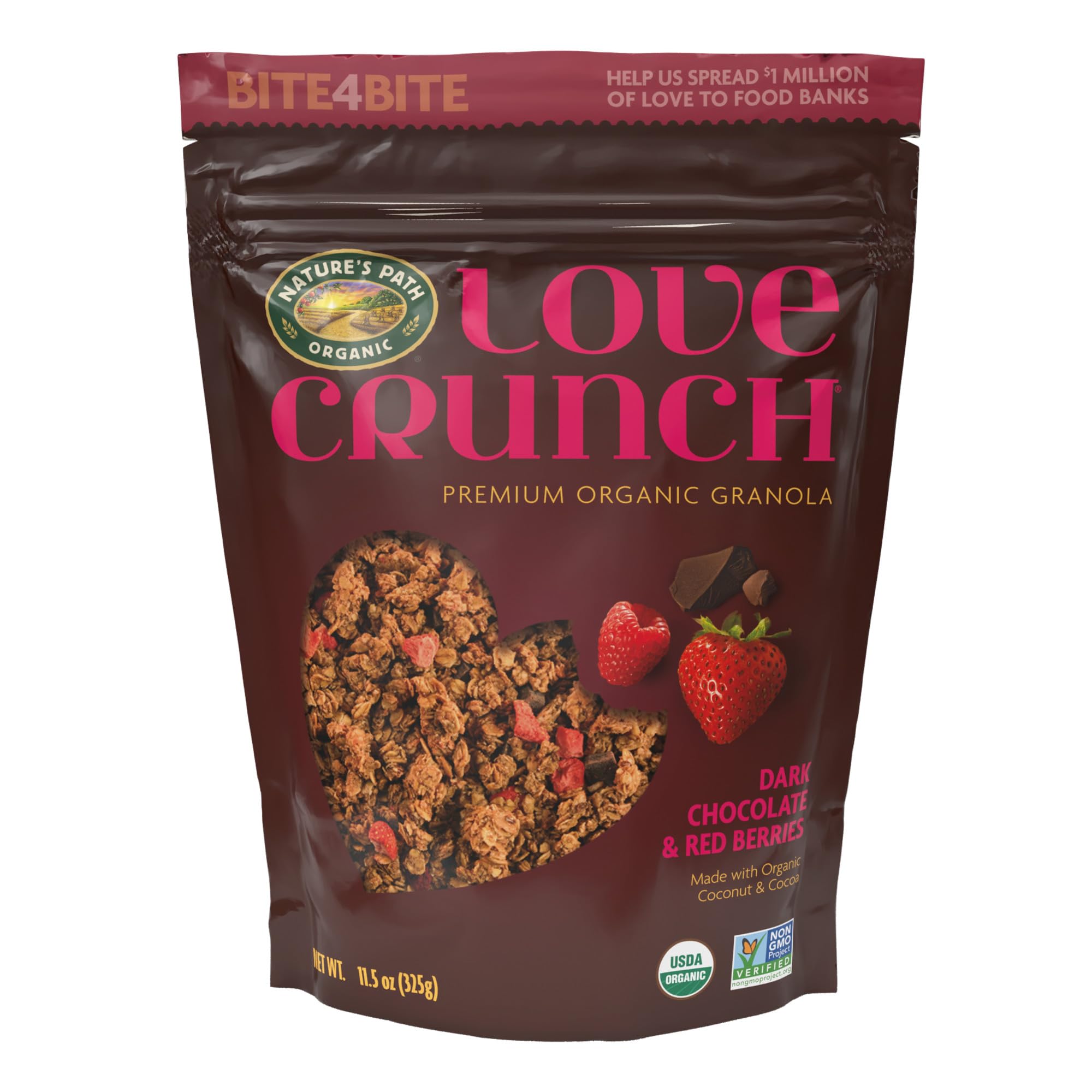 Nature's Path Love Crunch Nature's Path Granola Dark Chocolate Chunks Orga