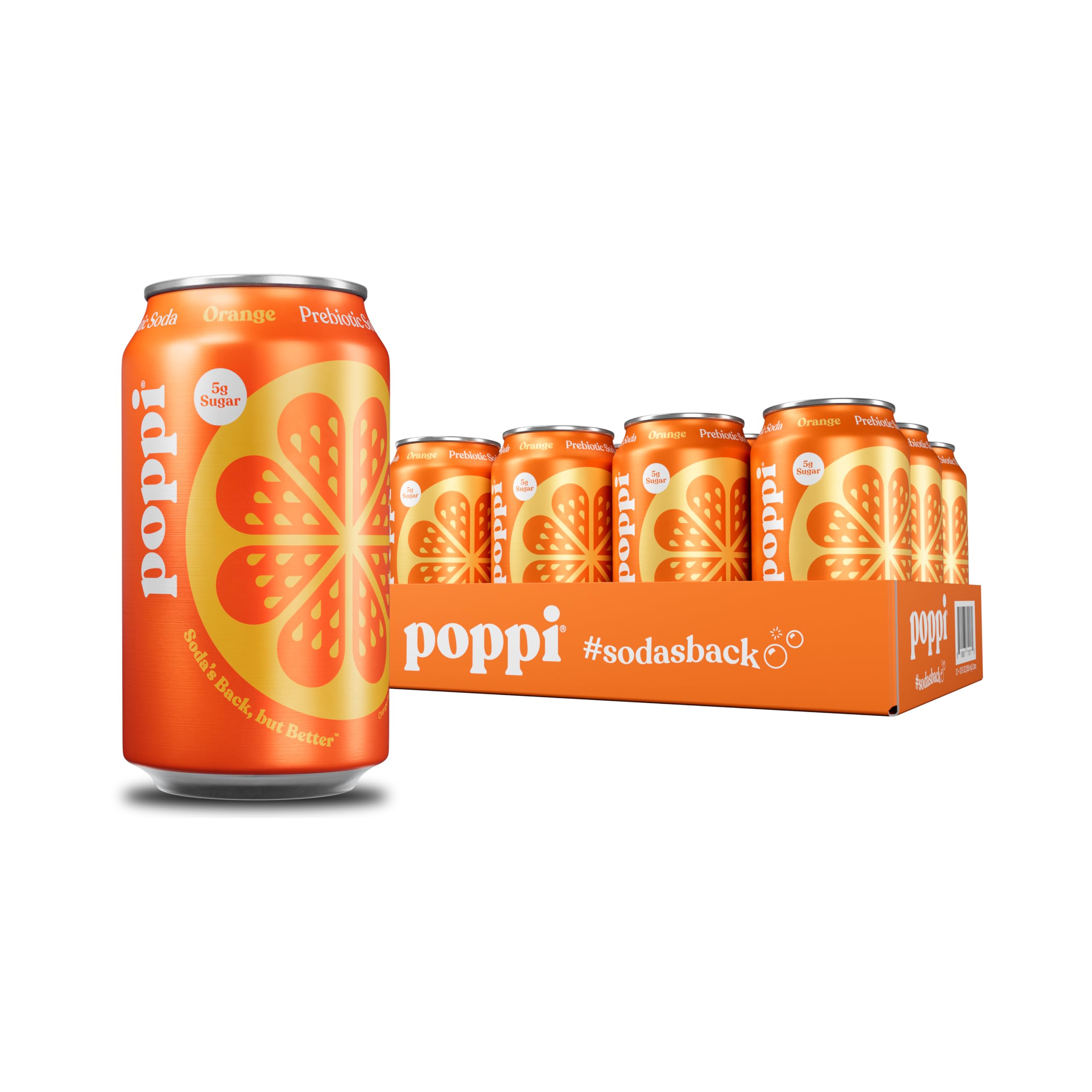 Poppi Soda Prebiotic Orange
