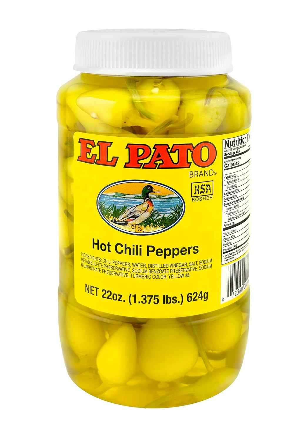 El Pato Hot Yellow Chile Peppers Seasoning