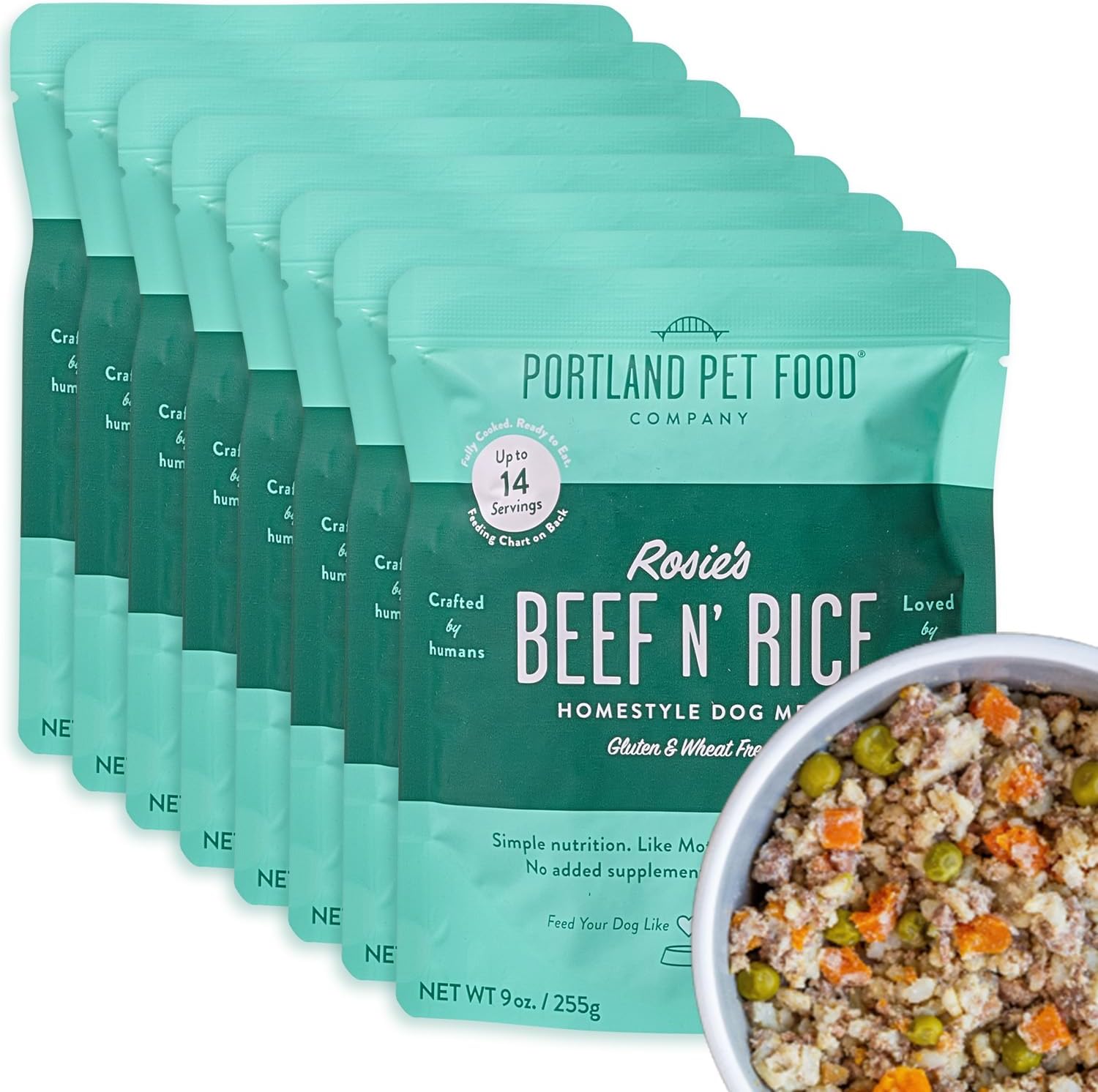 Portland Pet Food Company Meal Dog Beef N Rice