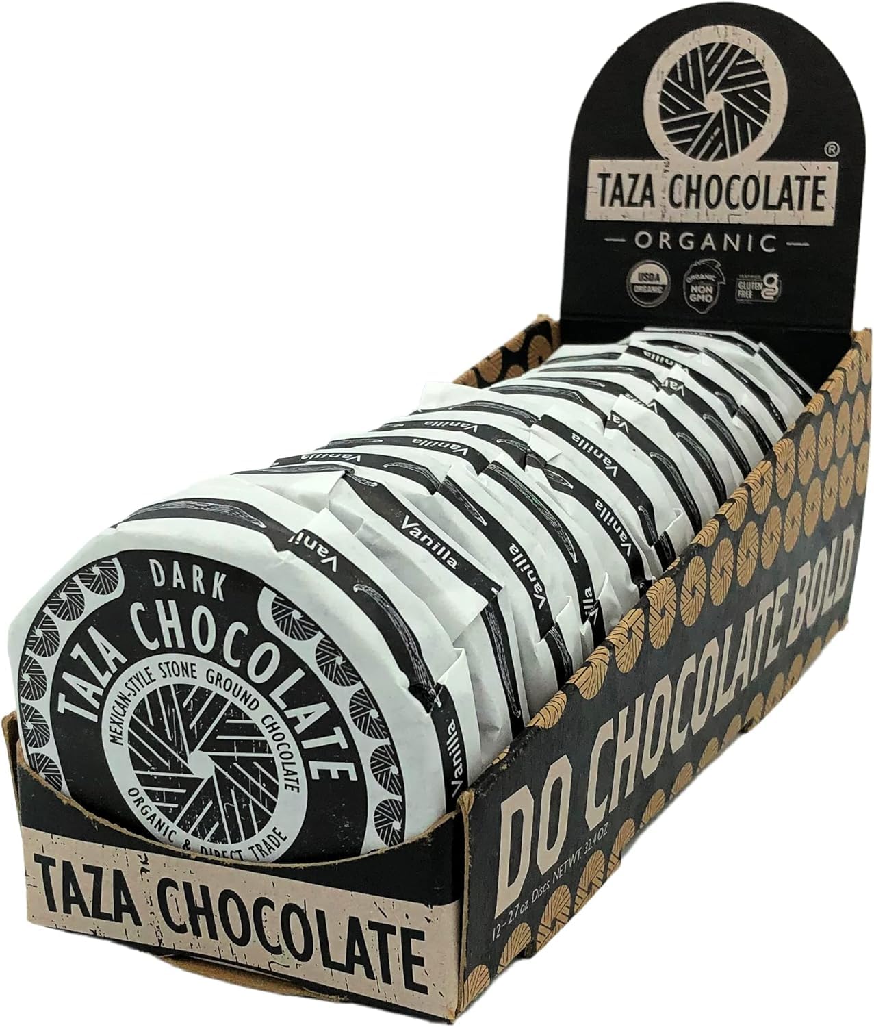 Taza Chocolate Organic Chocolate Disc Vanilla