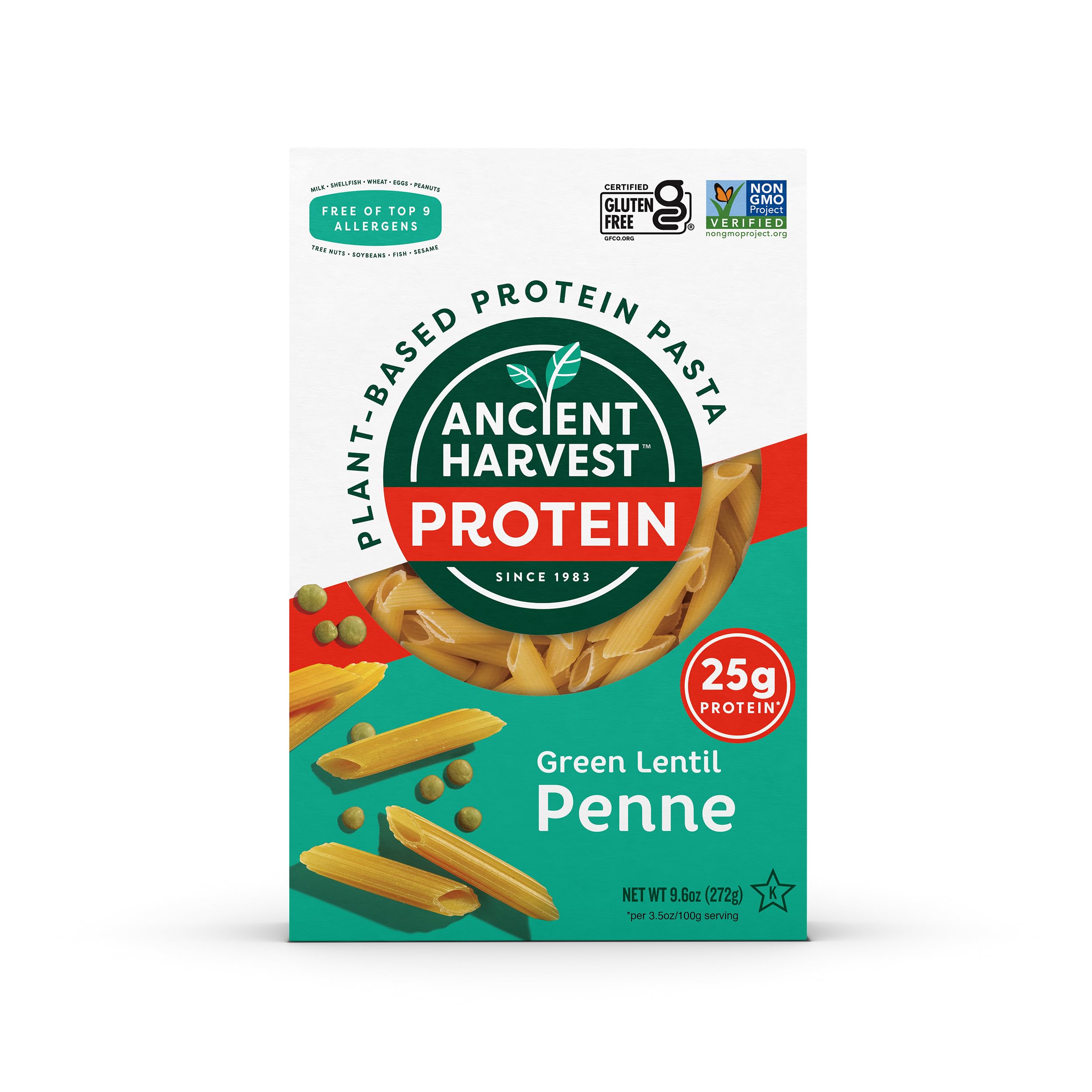 Ancient Harvest Pasta Penne Green Lentil