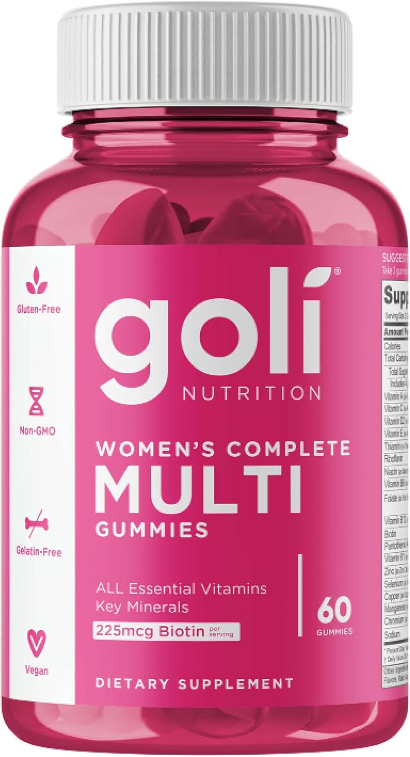 GOLI NUTRITION (Pack of 4) Goli Nutrition Womens Multivitamin Gummy 60 Pieces