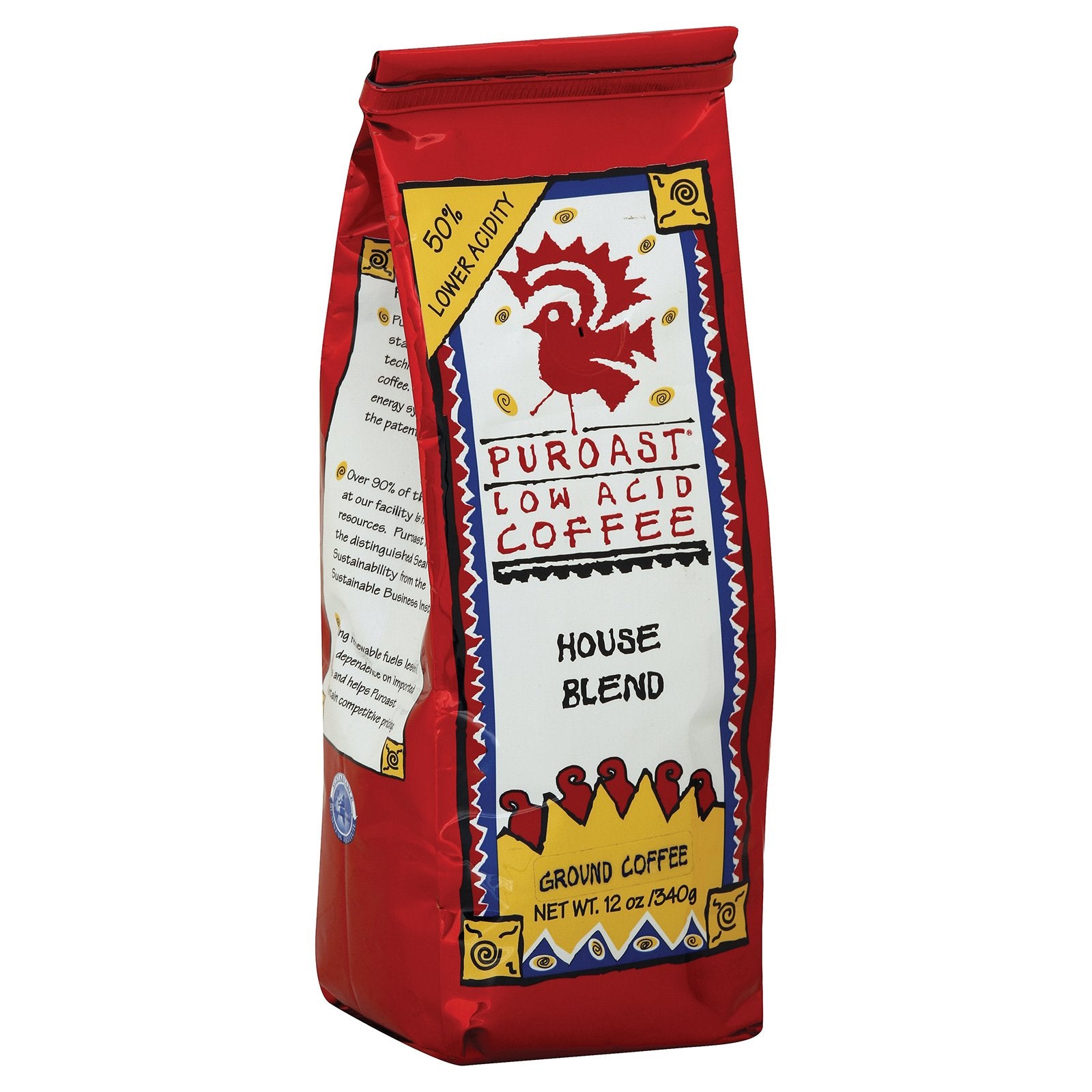 Puroast Coffee Ground Laced House Organic Coffee
