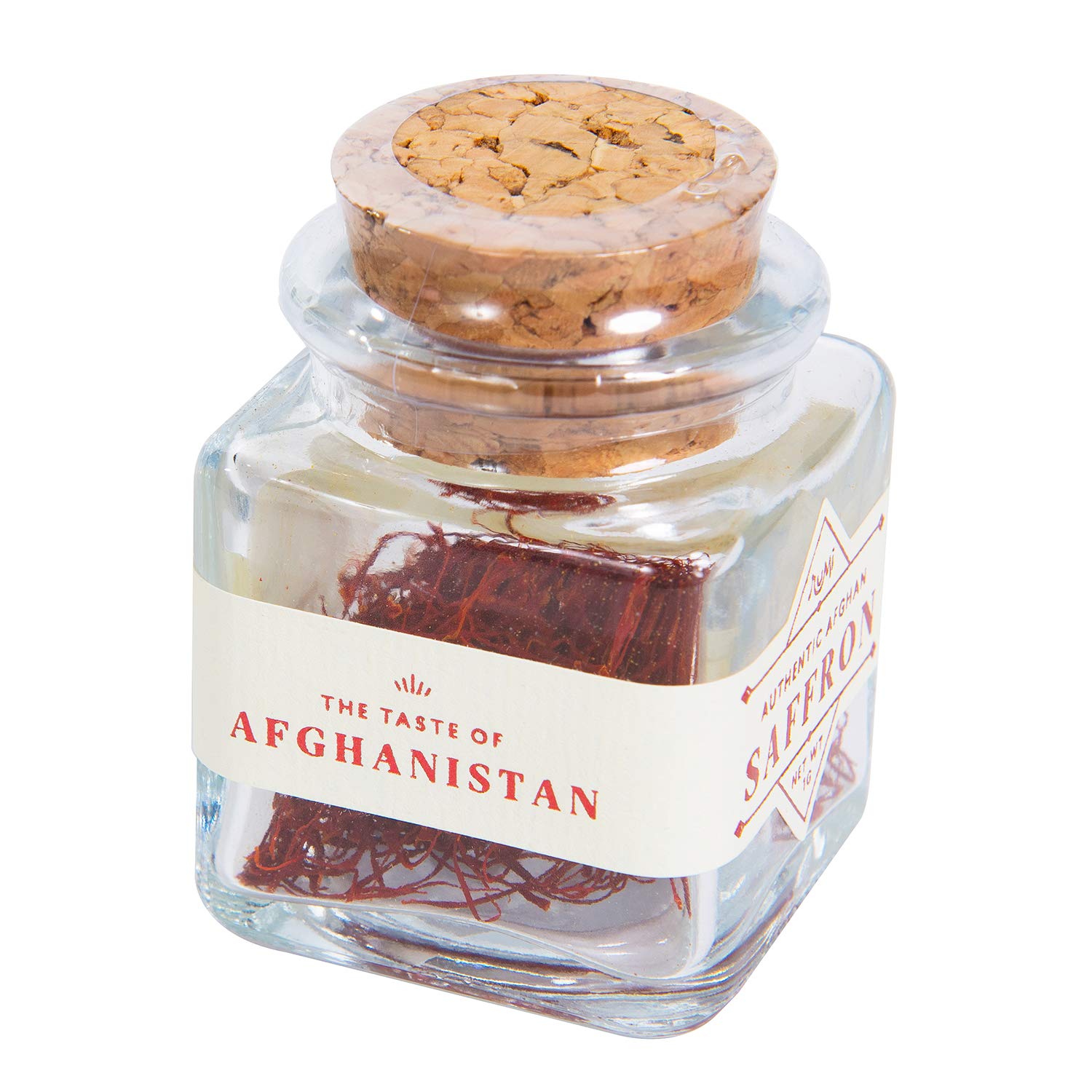 Rumi Spice Afghan Saffron Threads Glass Jar