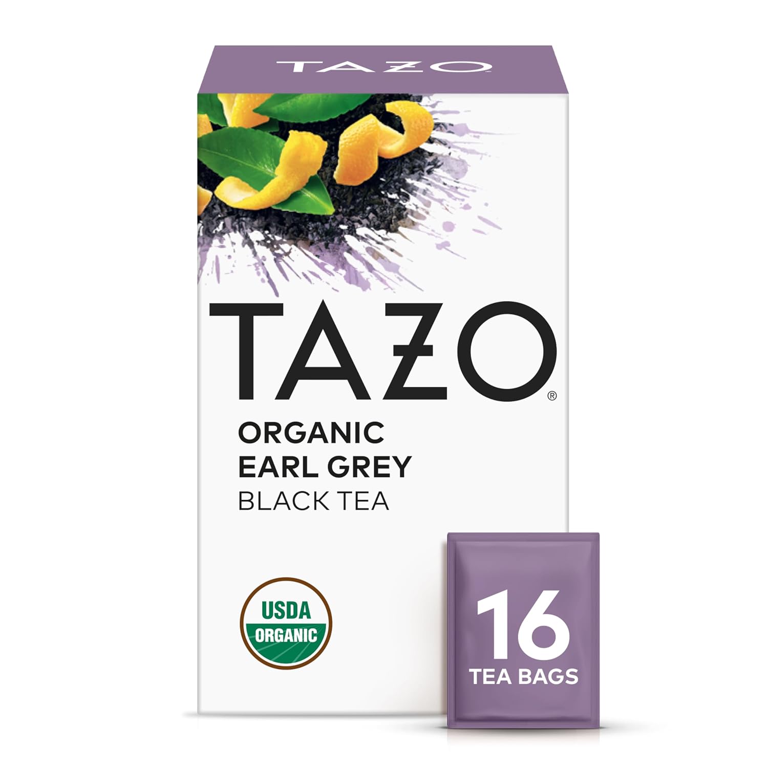 Tazo Tea Black Earl Gray Organic Ft 16 bag