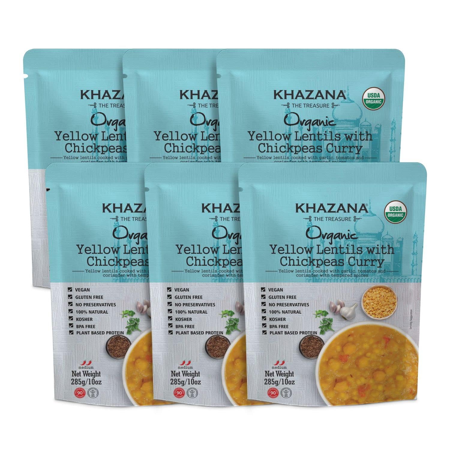Khazana Lentil Yellow Chickpea RTE Natural Condiment Dressing