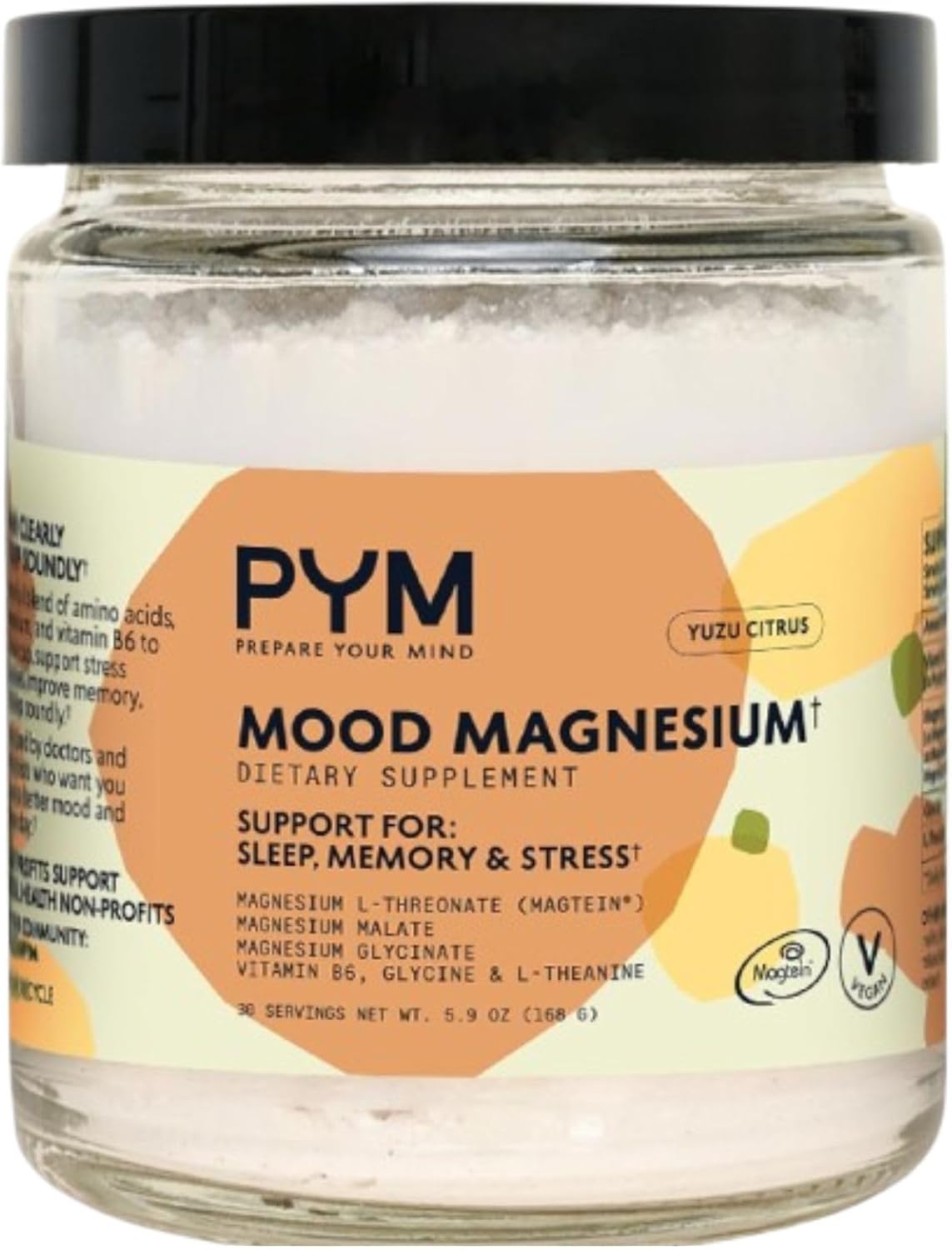 Pym Mood Magnesium Yuzu Citrus 30 Servings