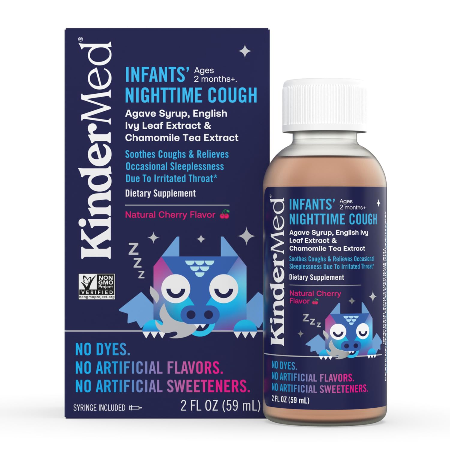 KINDERMED (Pack Of 6) Kindermed Baby Cough Nighttime 2 Fl Oz