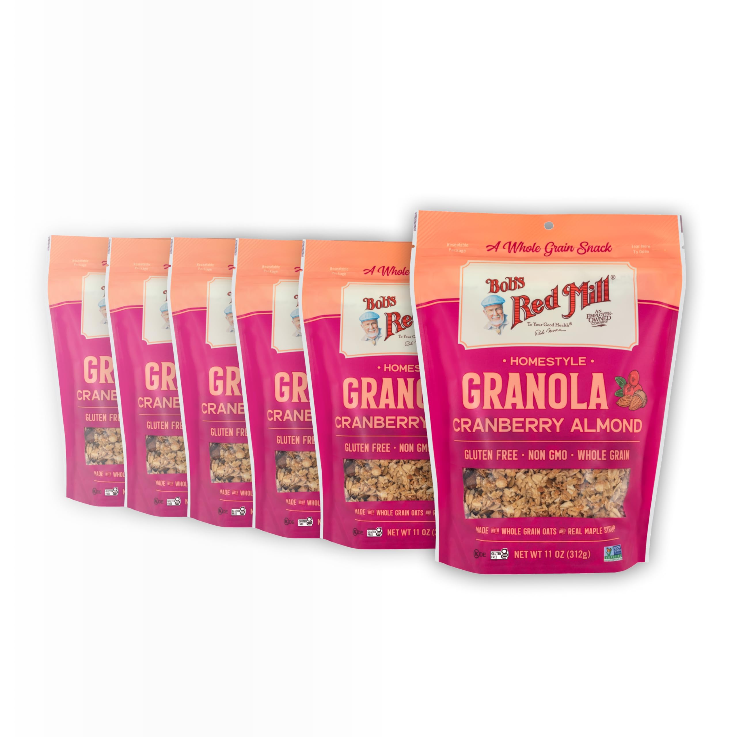 Bob's Red Mill Homestyle Granola with Cranberries and Almonds