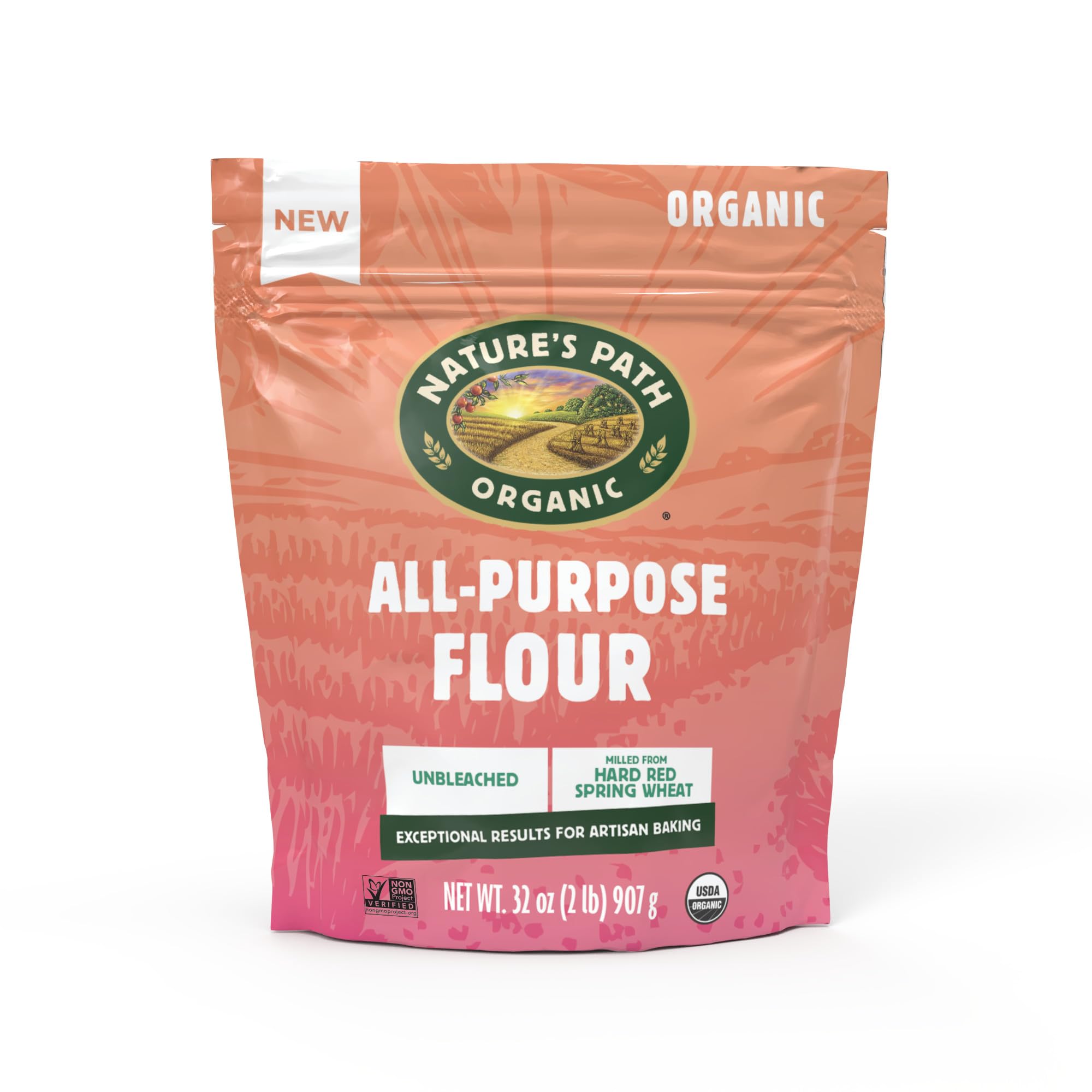 NATURES PATH (Pack of 8) Natures Path All Purpose Flour Organic 32 Oz