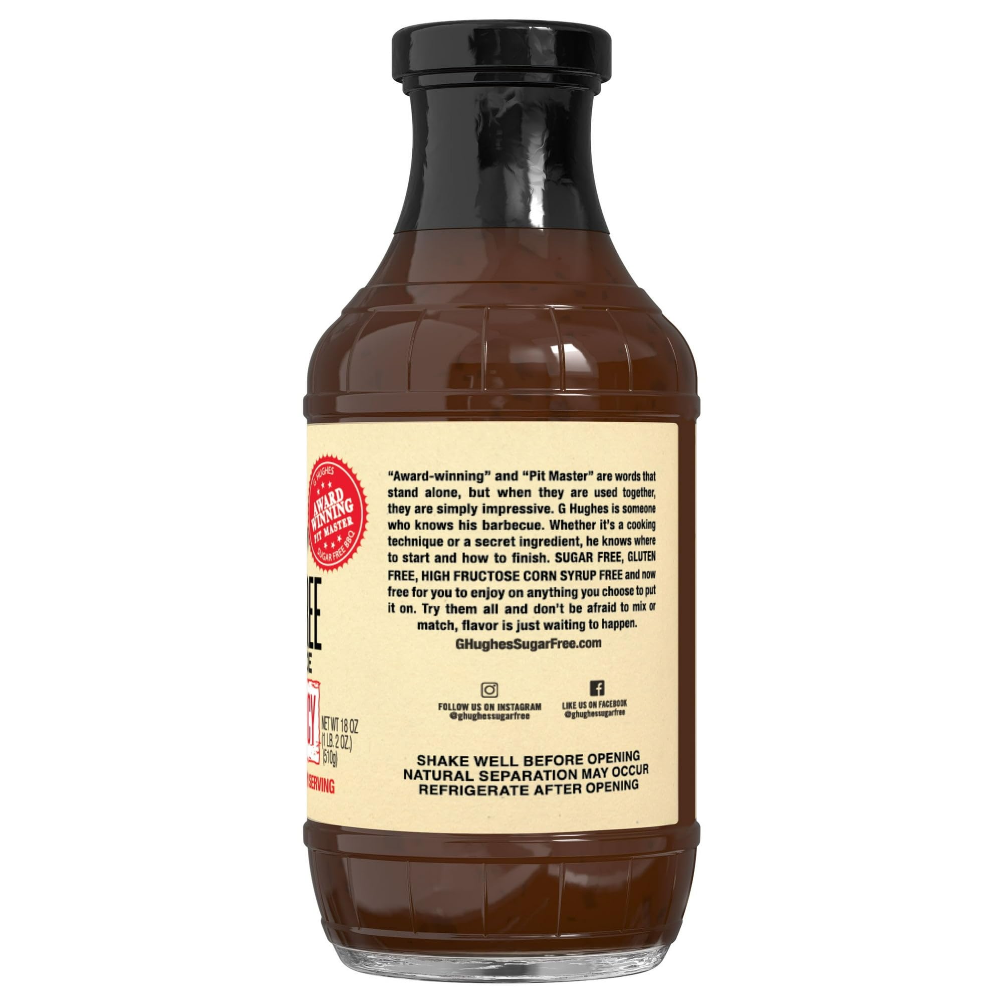 G Hughes Sweet N Spicy BBQ Sauce Natural Condiment