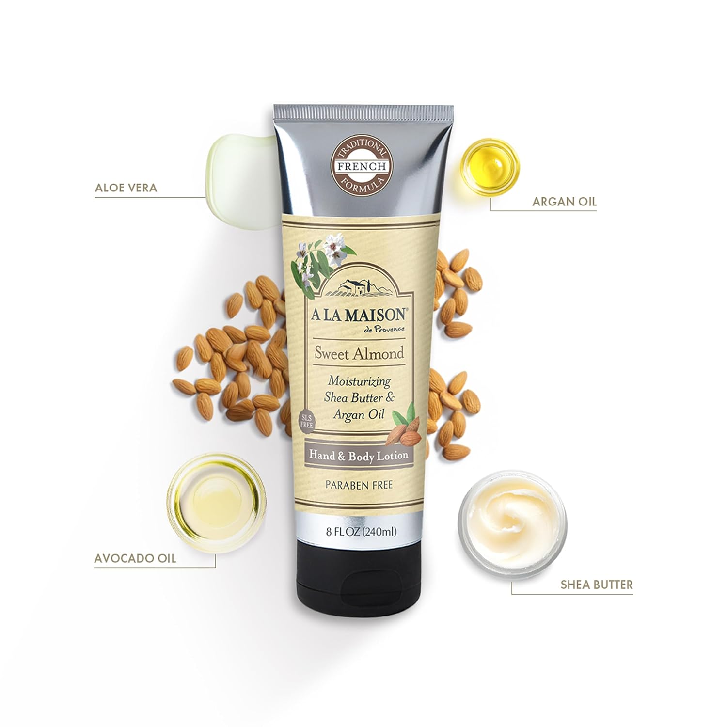 A LA MAISON (Pack Of 4) A La Maison Lotion Sweet Almond 8 Fl Oz