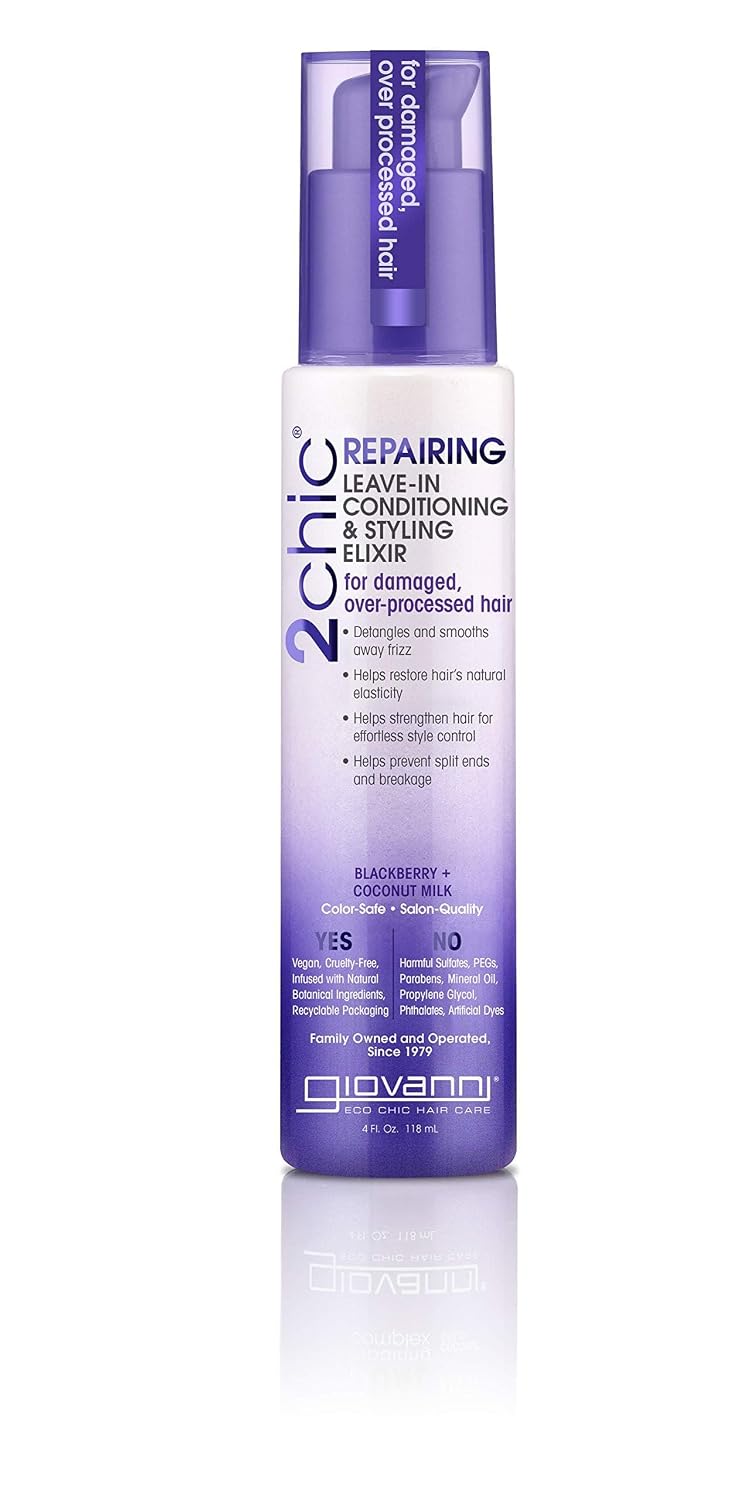 GIOVANNI COSMET (Pack of 6) Giovanni Cosmetics Leave-in Repairing Conditioner 4 Fl Oz