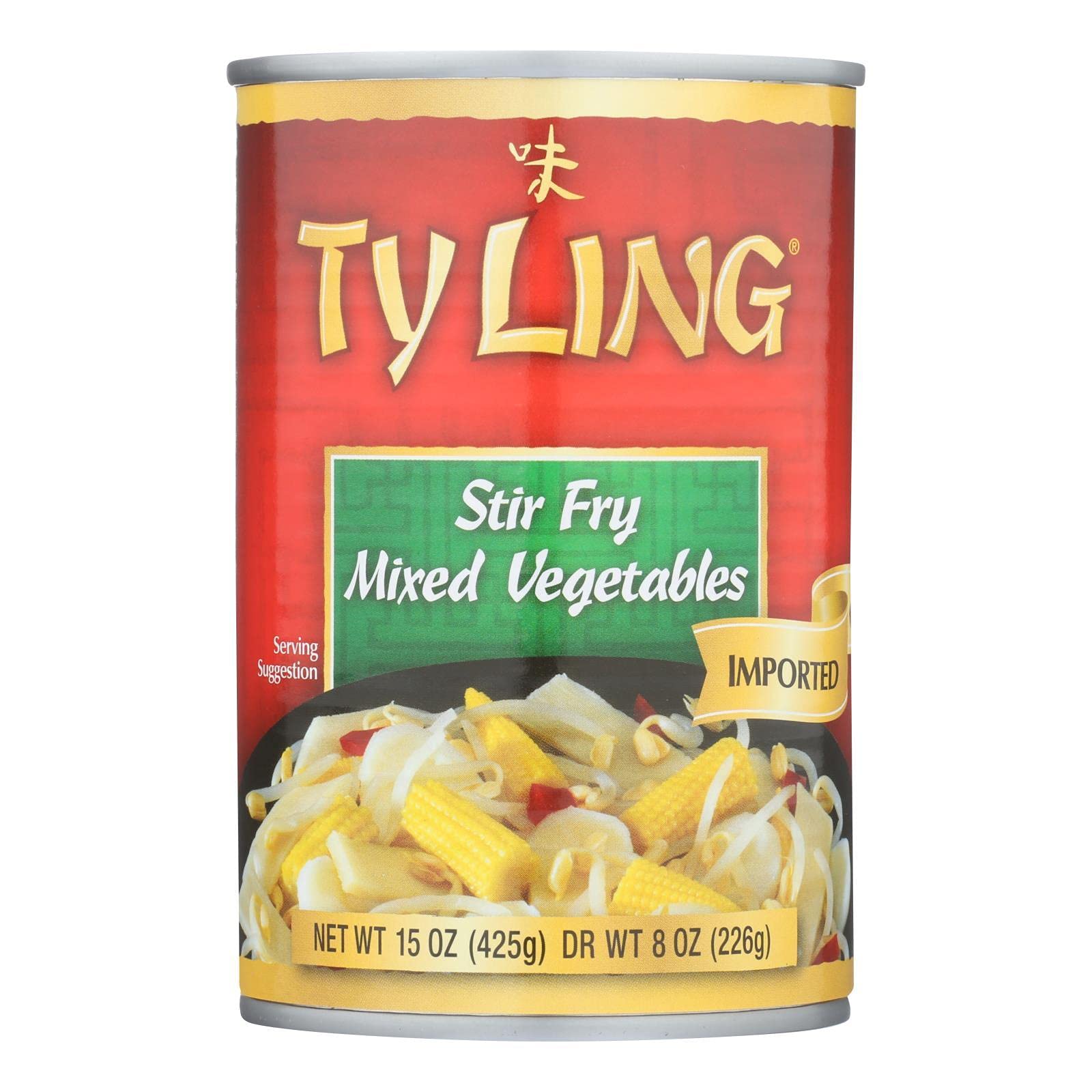 Ty Ling Stir Fry Mixed Vegetable Canned Vegetable