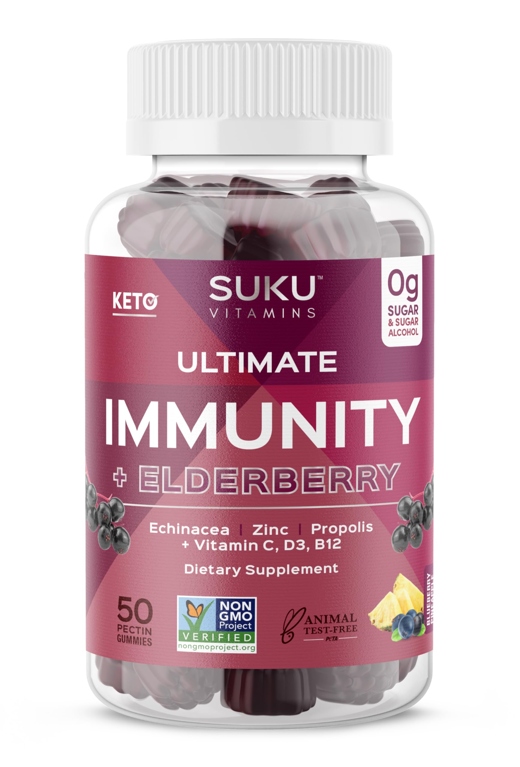 SUKU VITAMINS (Pack Of 4) Suku Vitamins Immunity Gummy 50 Pieces