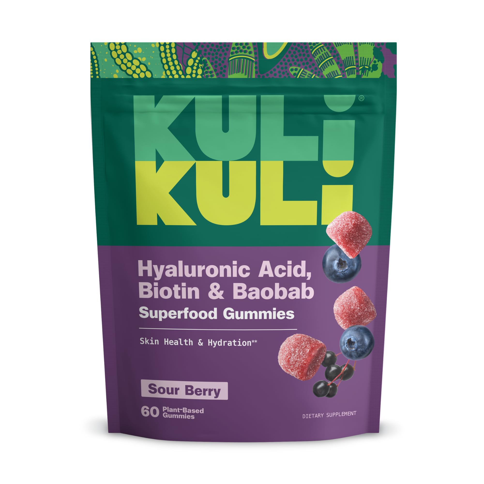 KULI KULI MO (Pack Of 4) Kuli Kuli Mo Superfd Skin Berry 60 Pieces