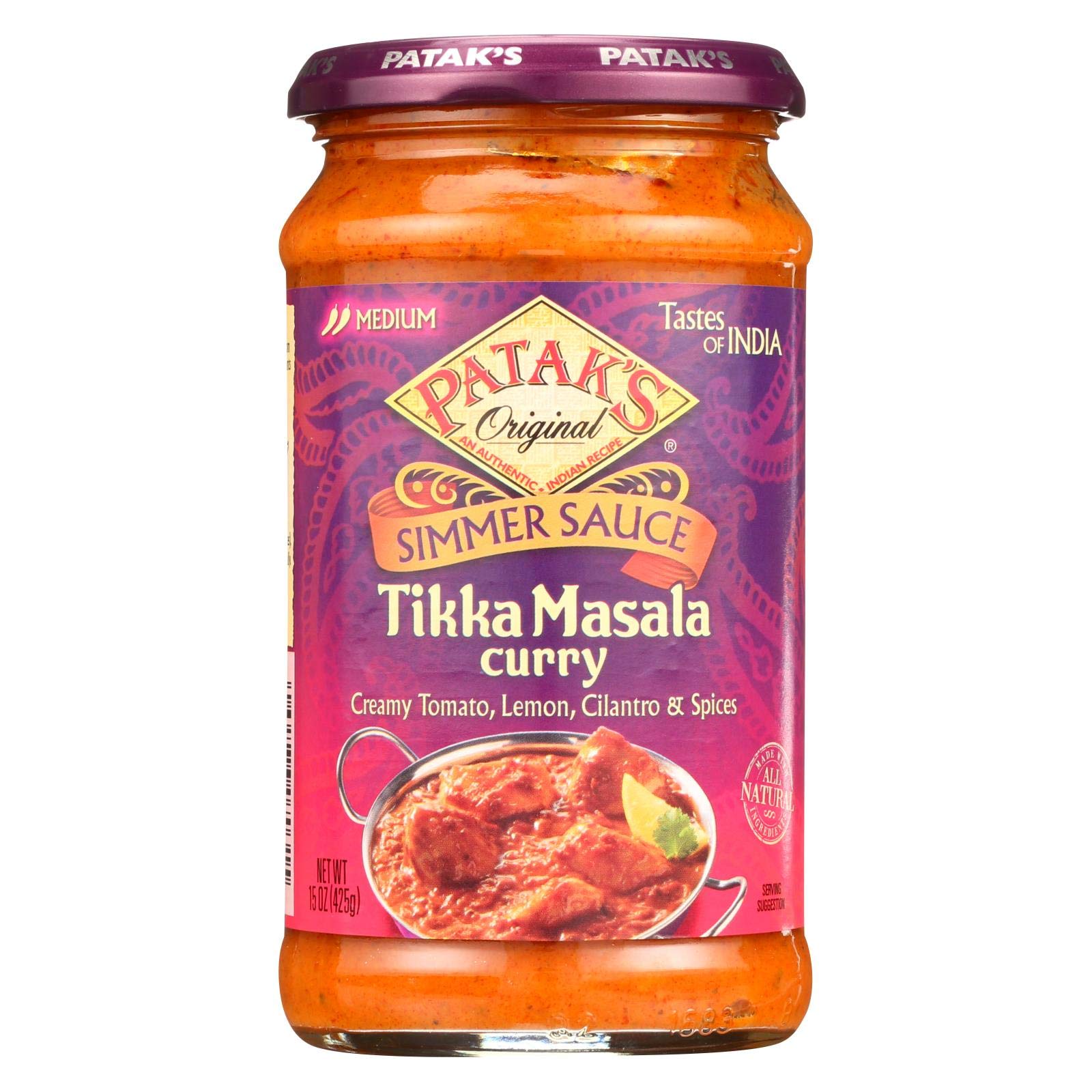 Patak's Cooking Sauce Tikka Masala Curry Simmer Sauce